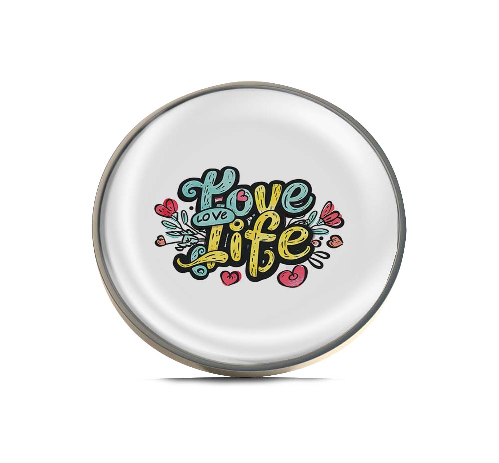 Love Life Limited Edition Lapel Pin Exclusive Metal Brooch Badge Accessories For Backpack, Clothes, Hats | Cute Gifts and Collectibles