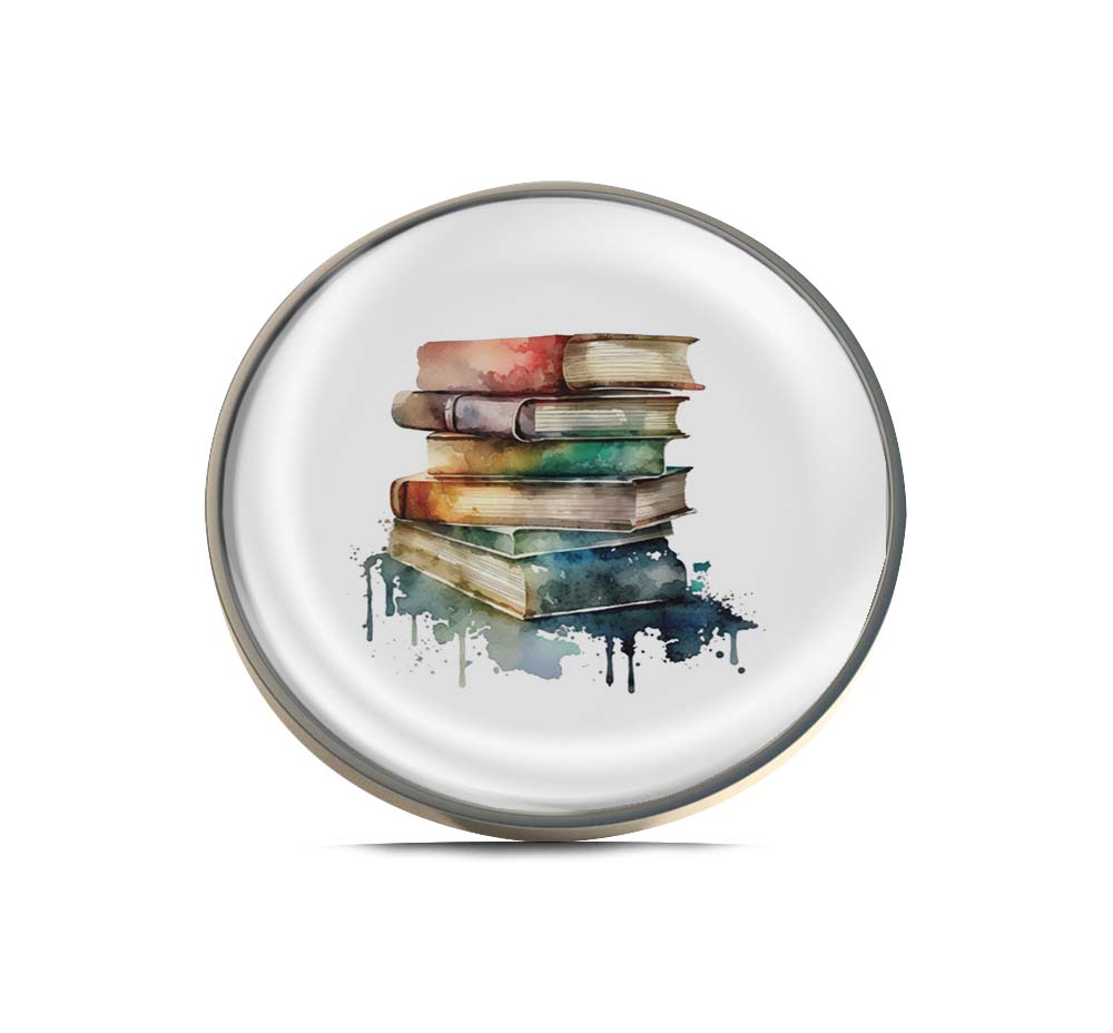 Watercolor books Limited Edition Lapel Pin Exclusive Metal Brooch Badge Accessories For Backpack, Clothes, Hats | Cute Gifts and Collectibles