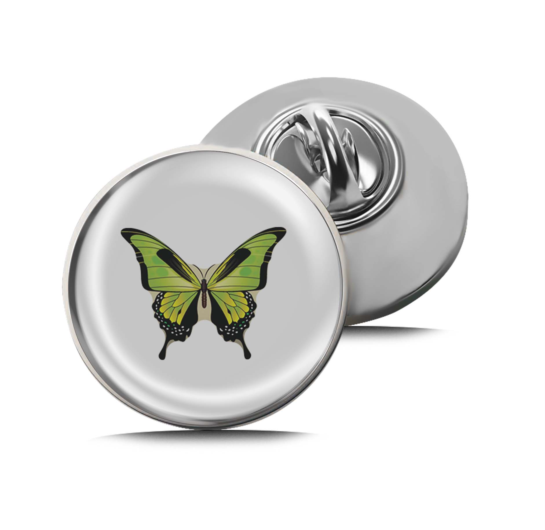 Green Butterfly Limited Edition Lapel Pin Exclusive Metal Brooch Badge Accessories For Backpack, Clothes, Hats | Cute Gifts and Collectibles