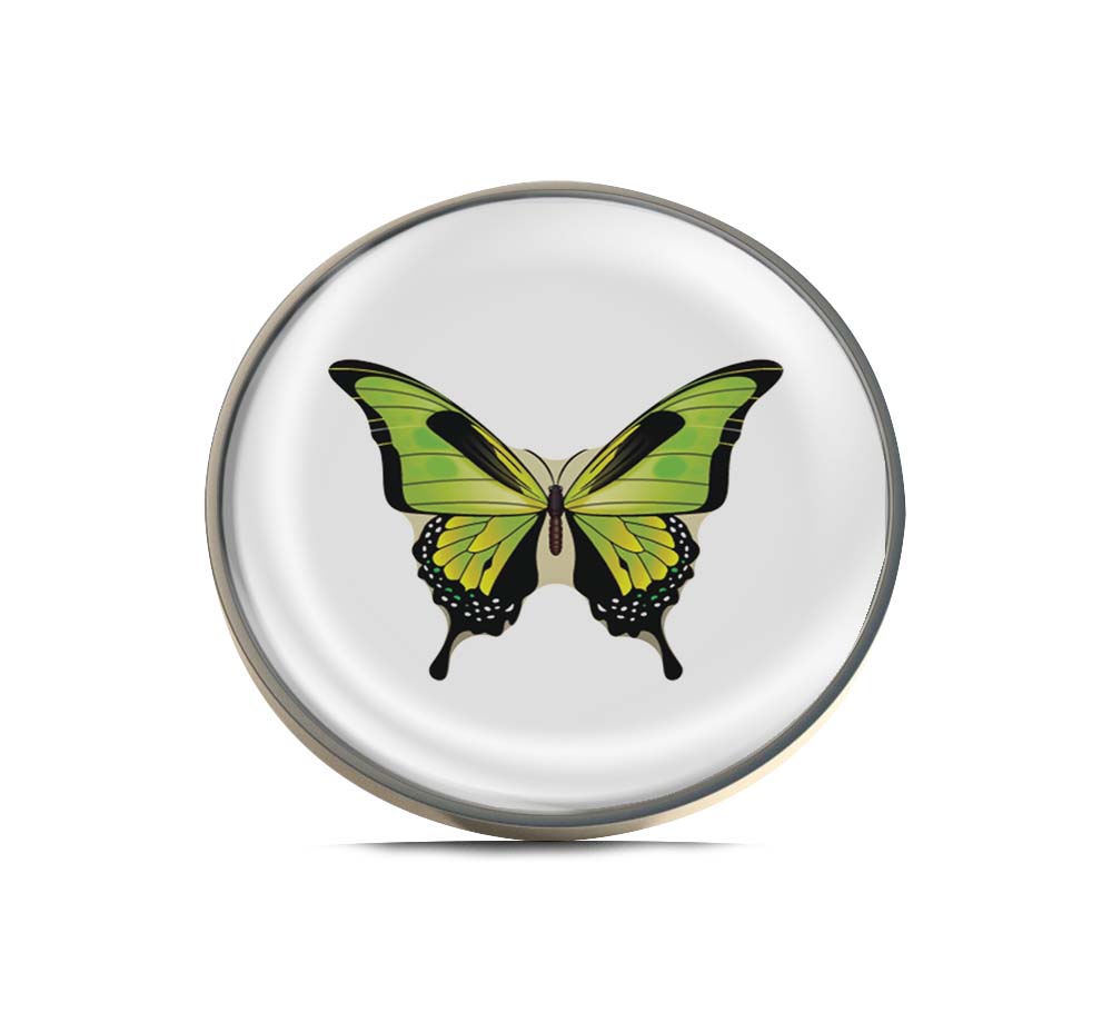 Green Butterfly Limited Edition Lapel Pin Exclusive Metal Brooch Badge Accessories For Backpack, Clothes, Hats | Cute Gifts and Collectibles