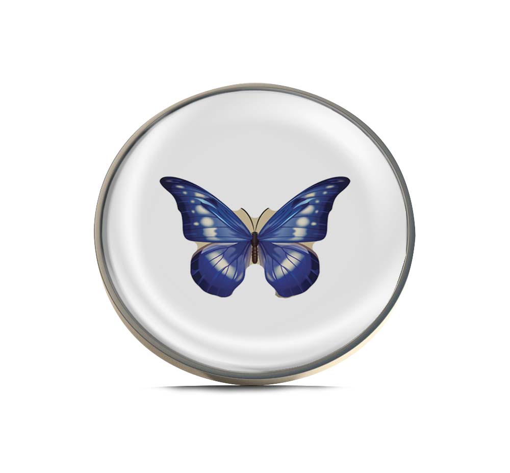 Blue Morpho Butterfly Limited Edition Lapel Pin Exclusive Metal Brooch Badge Accessories For Backpack, Clothes, Hats | Cute Gifts and Collectibles