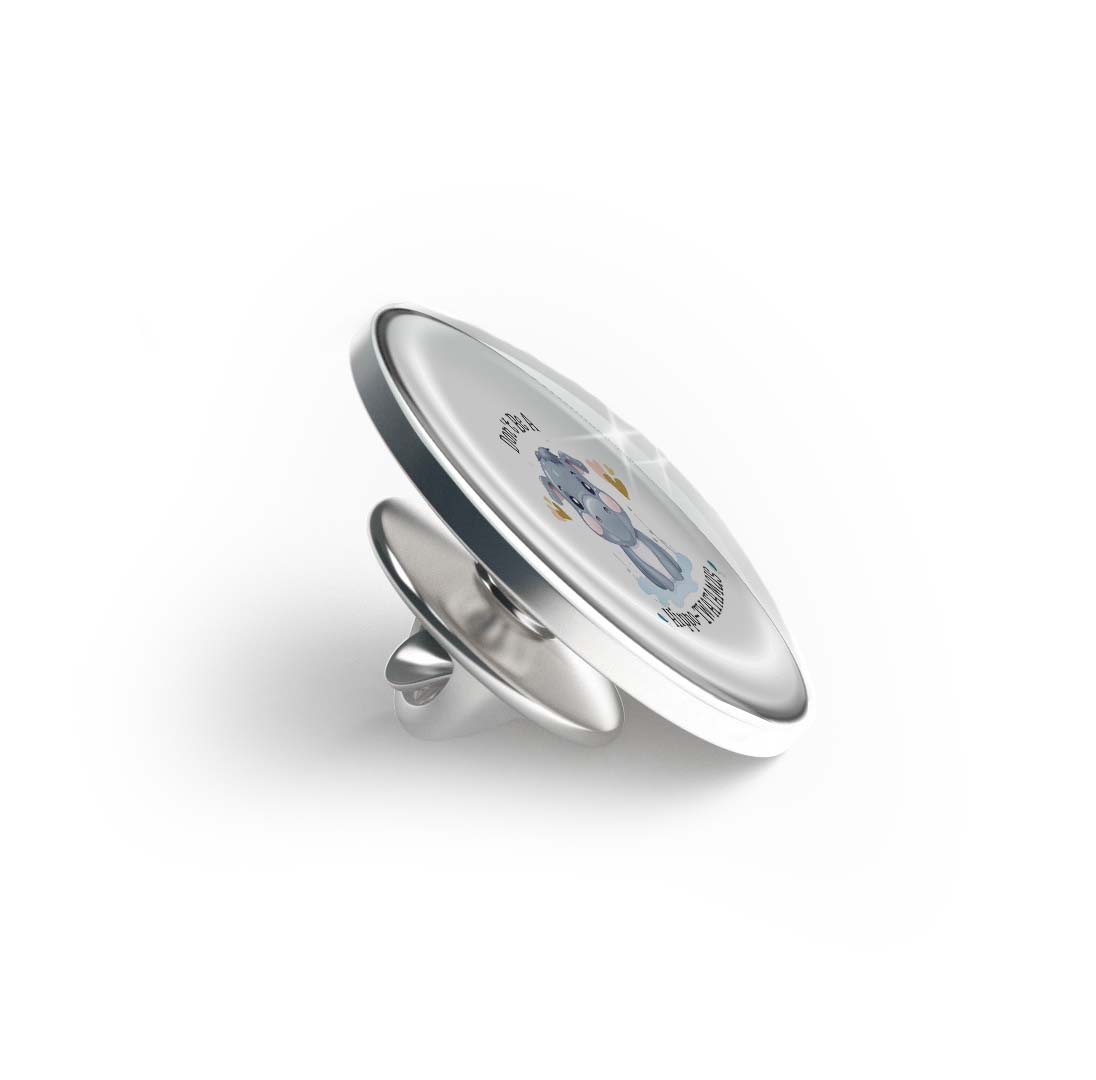 Don't Be A Hippo Twatamus Limited Edition Lapel Pin Exclusive Metal Brooch Badge Accessories For Backpack, Clothes, Hats | Cute Gifts and Collectibles