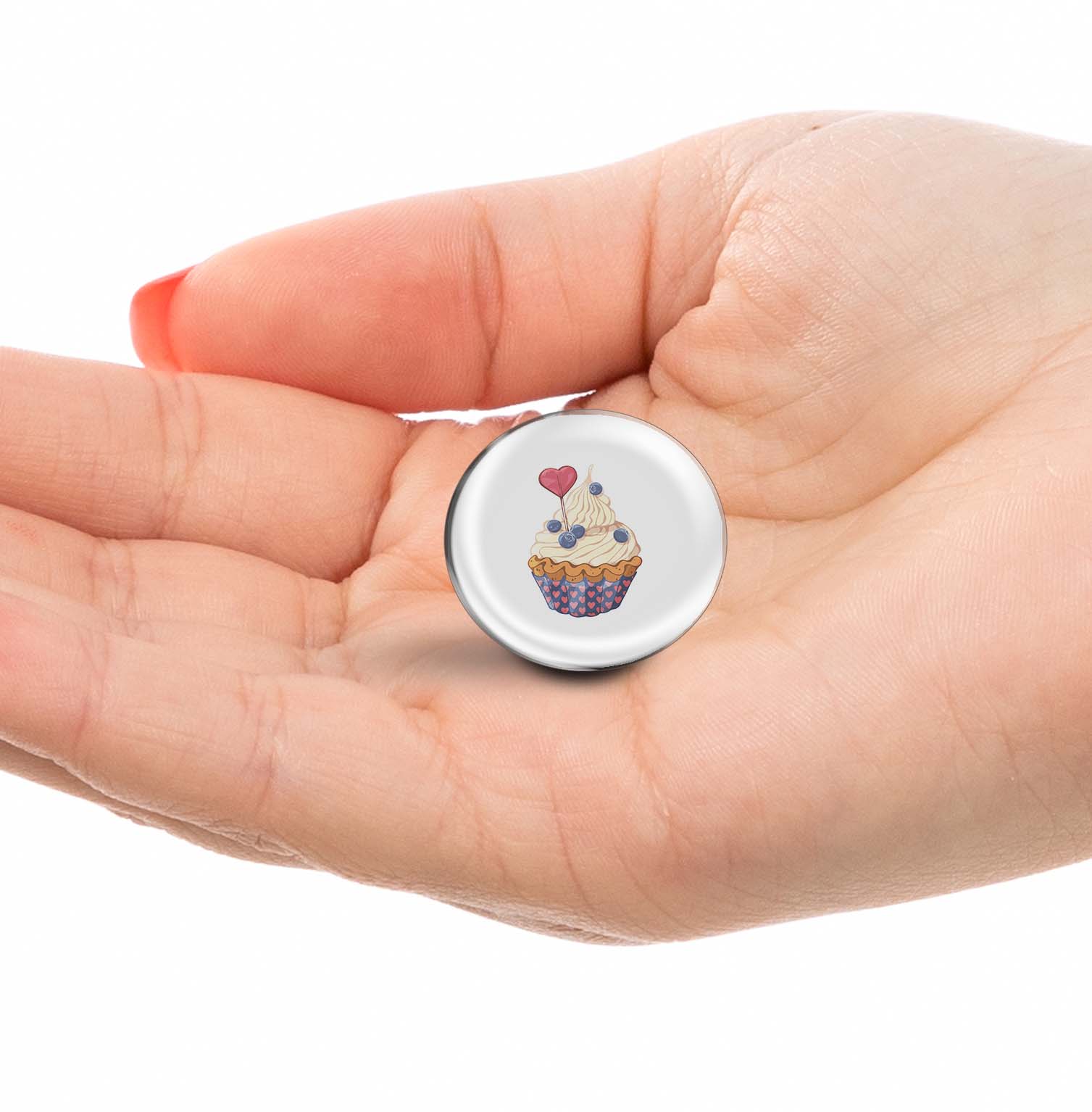 Cupcakes Limited Edition Lapel Pin Exclusive Metal Brooch Badge Accessories For Backpack, Clothes, Hats | Cute Gifts and Collectibles