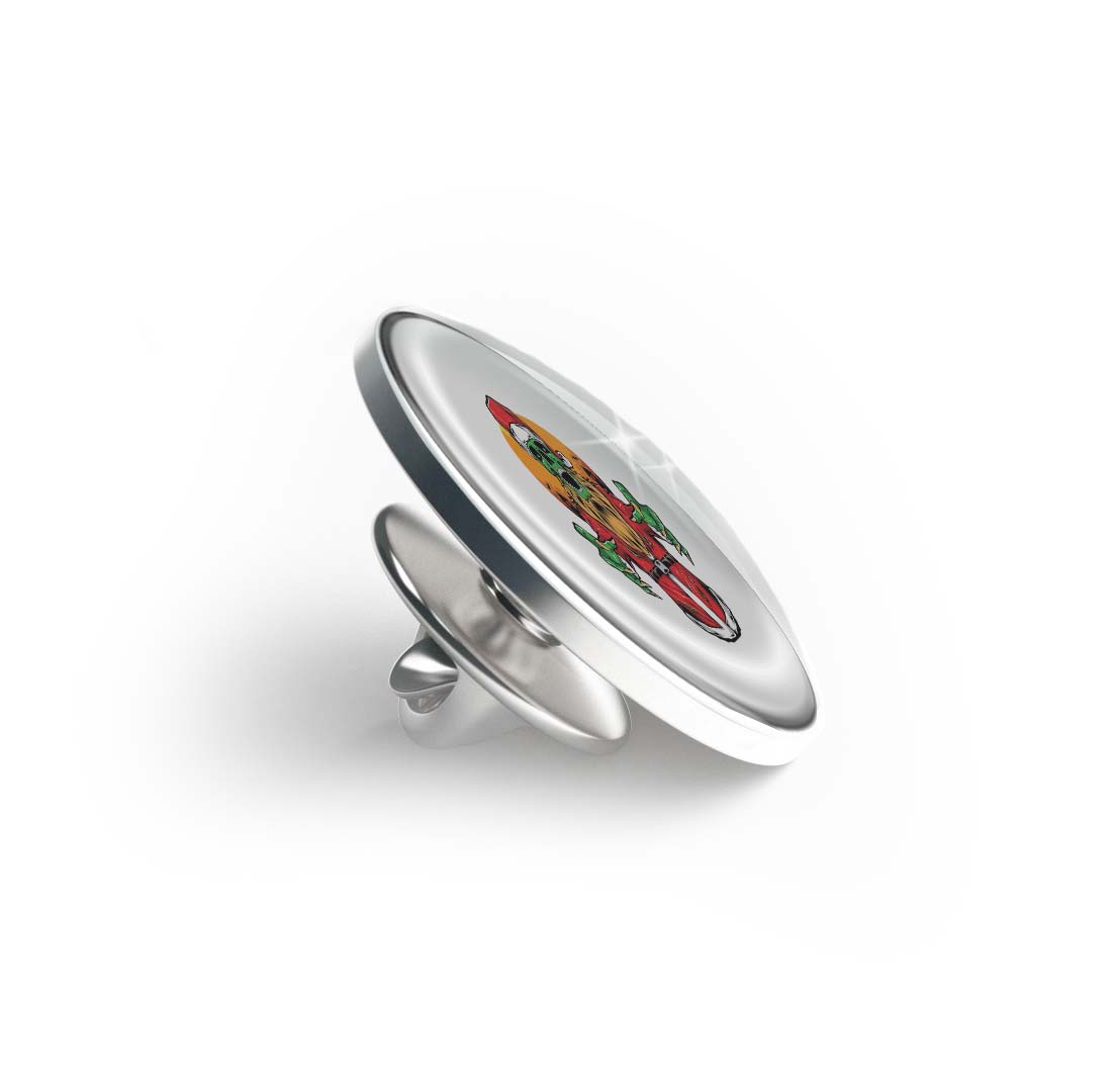 Zombie santa Limited Edition Lapel Pin Exclusive Metal Brooch Badge Accessories For Backpack, Clothes, Hats | Cute Gifts and Collectibles