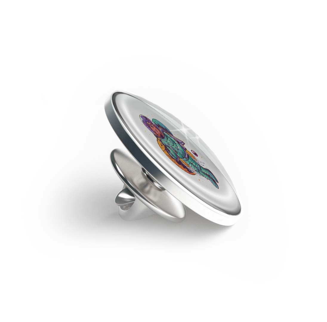 Bull wearing astronaut suit Limited Edition Lapel Pin Exclusive Metal Brooch Badge Accessories For Backpack, Clothes, Hats | Cute Gifts and Collectibles