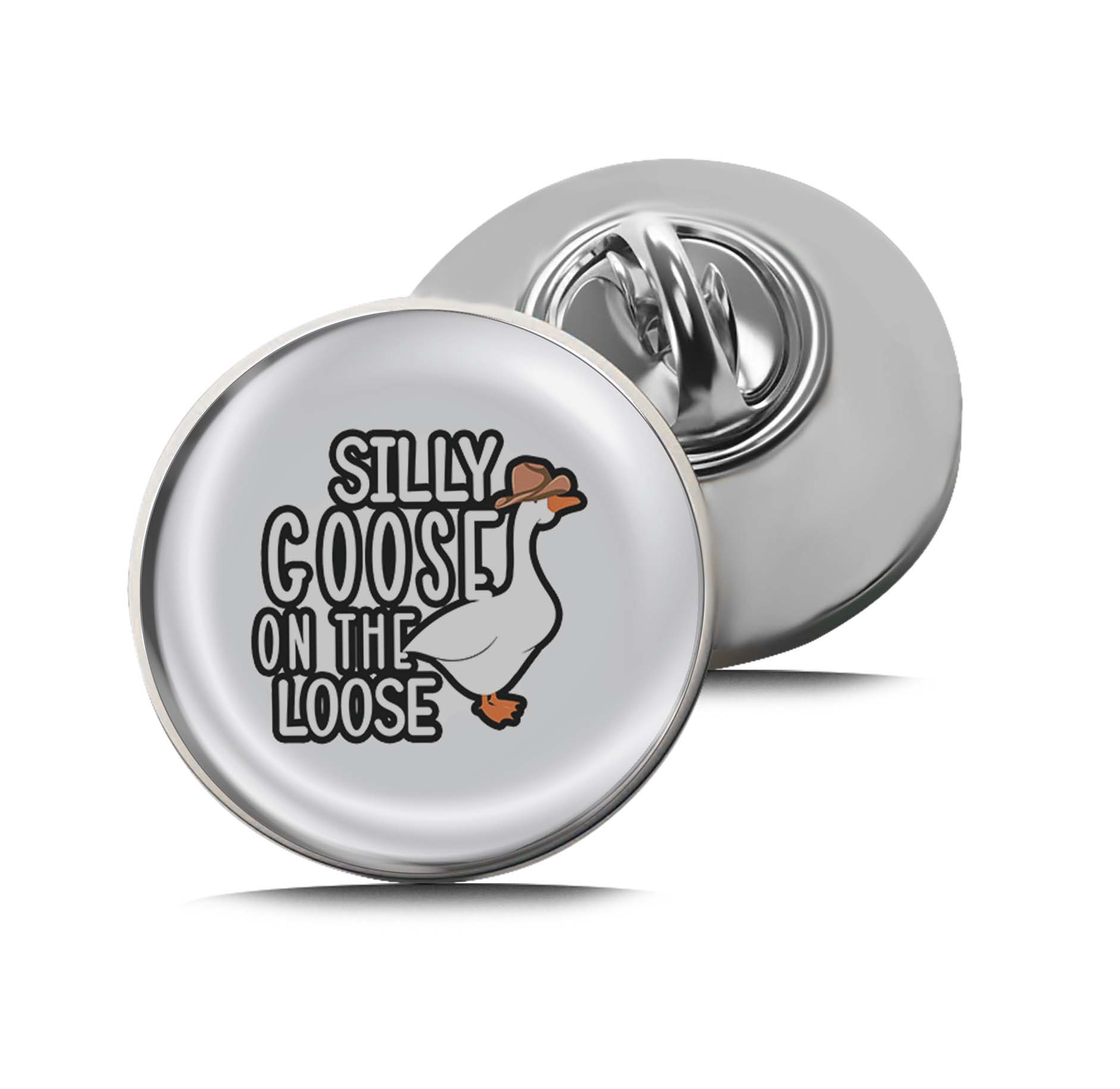 Silly Goose on the Loose Limited Edition Lapel Pin Exclusive Metal Brooch Badge Accessories For Backpack, Clothes, Hats | Cute Gifts and Collectibles