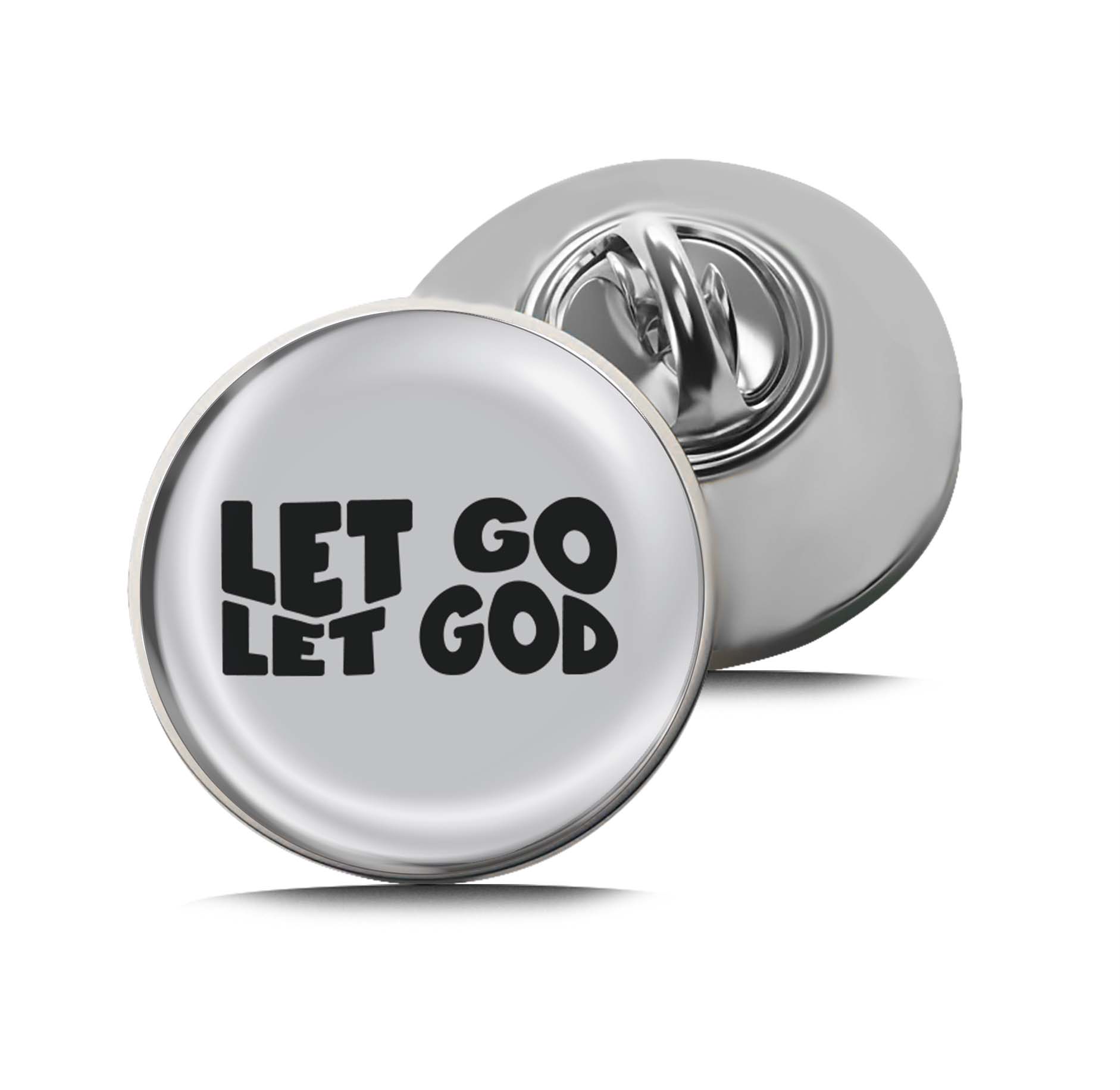Let Go Let God Limited Edition Lapel Pin Exclusive Metal Brooch Badge Accessories For Backpack, Clothes, Hats | Cute Gifts and Collectibles