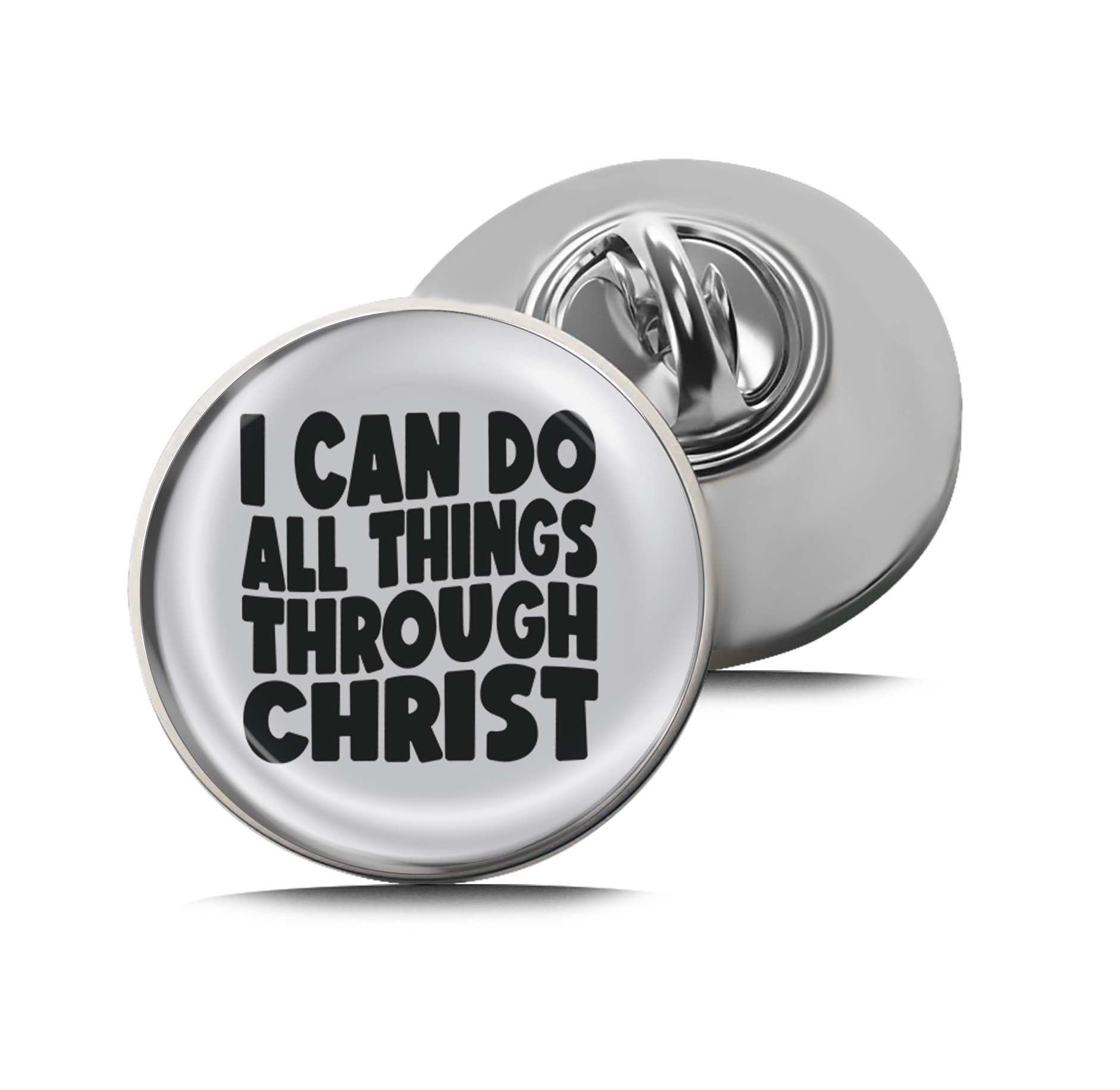 I can do all things through Christ quotes Limited Edition Lapel Pin Exclusive Metal Brooch Badge Accessories For Backpack, Clothes, Hats | Cute Gifts and Collectibles