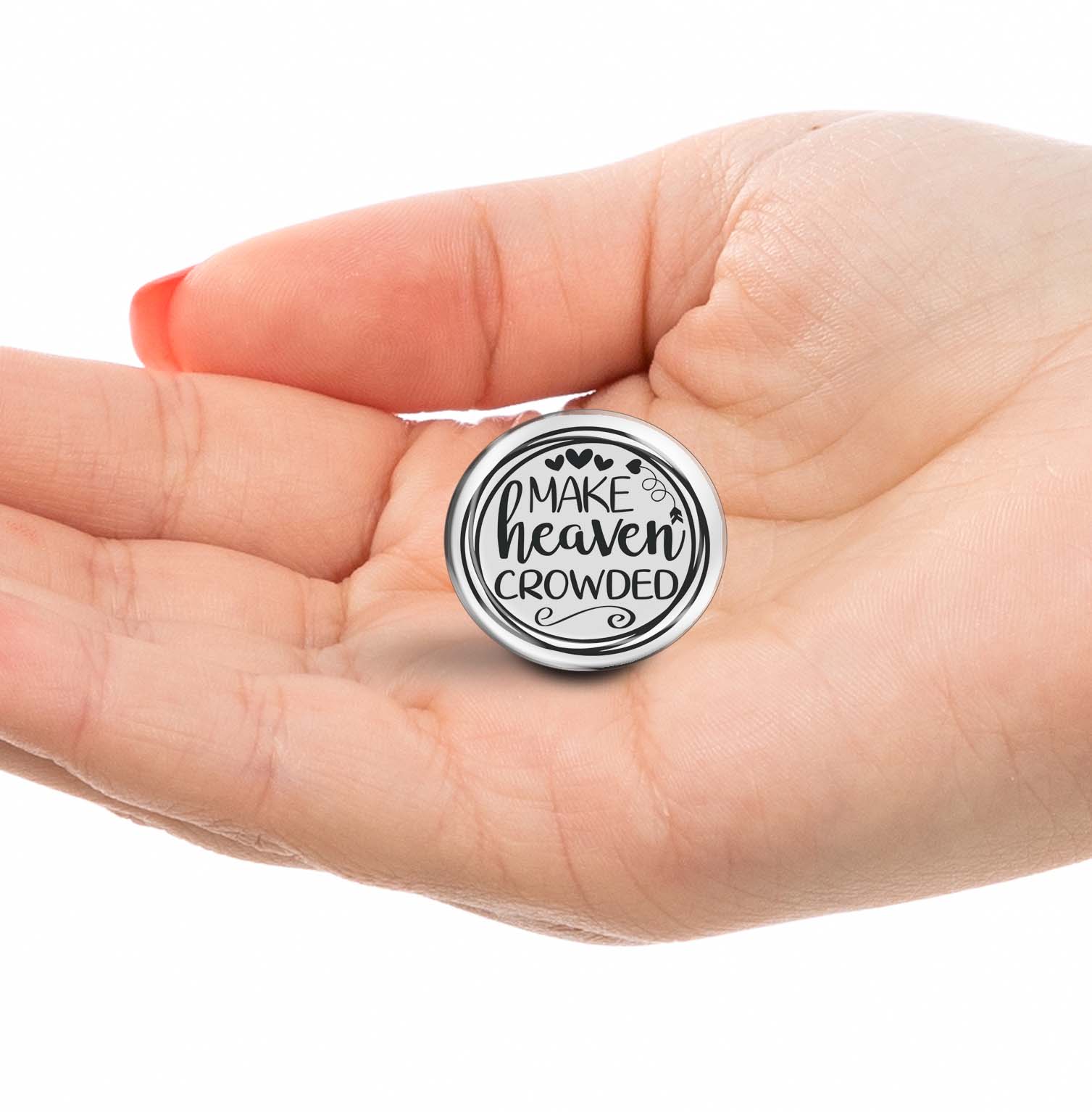 Make Heaven Crowded Limited Edition Lapel Pin Exclusive Metal Brooch Badge Accessories For Backpack, Clothes, Hats | Cute Gifts and Collectibles