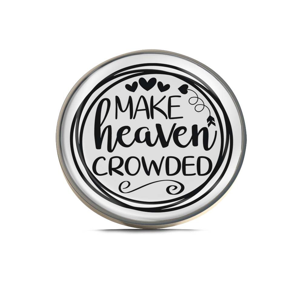 Make Heaven Crowded Limited Edition Lapel Pin Exclusive Metal Brooch Badge Accessories For Backpack, Clothes, Hats | Cute Gifts and Collectibles