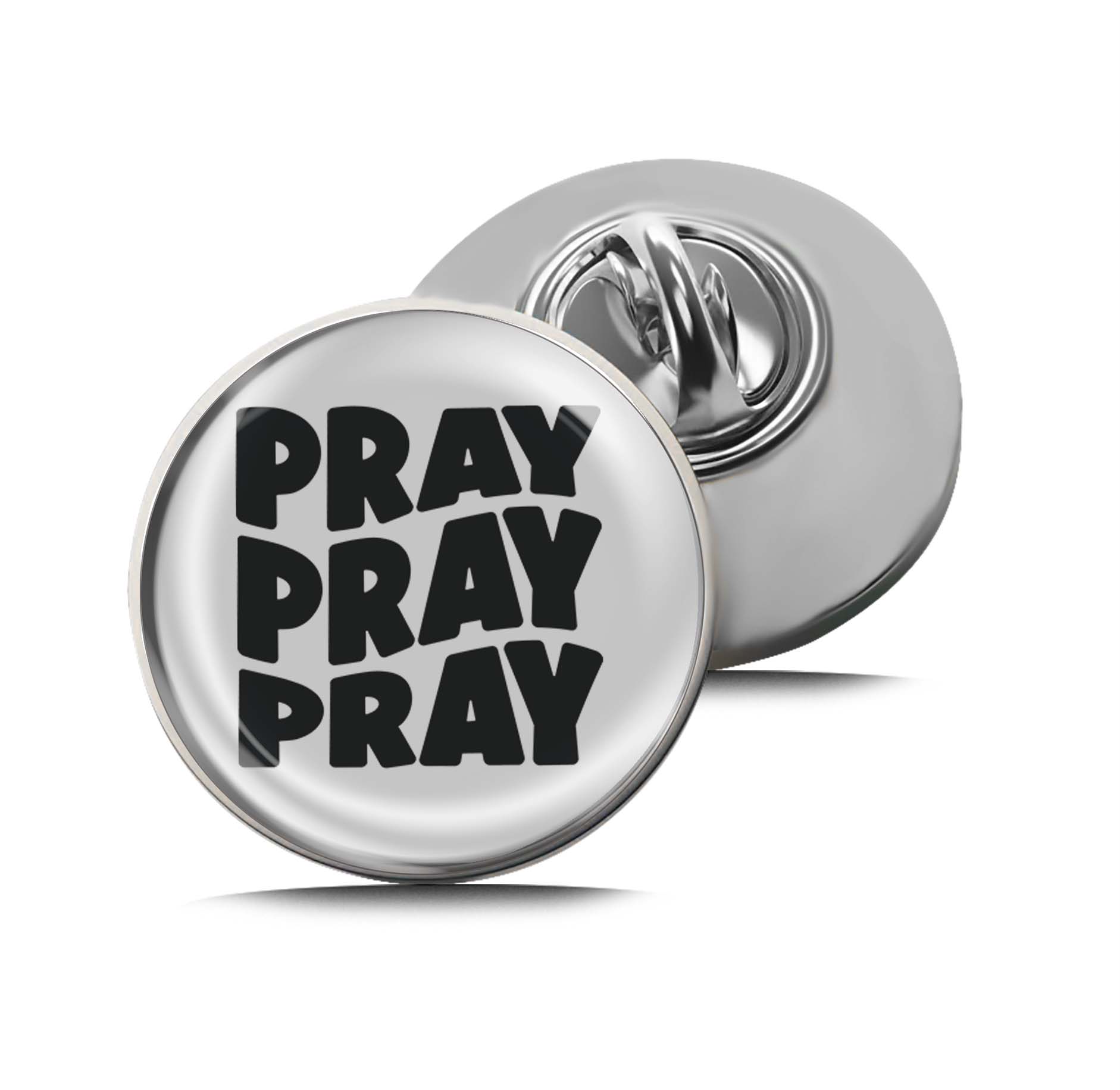 Pray Limited Edition Lapel Pin Exclusive Metal Brooch Badge Accessories For Backpack, Clothes, Hats | Cute Gifts and Collectibles