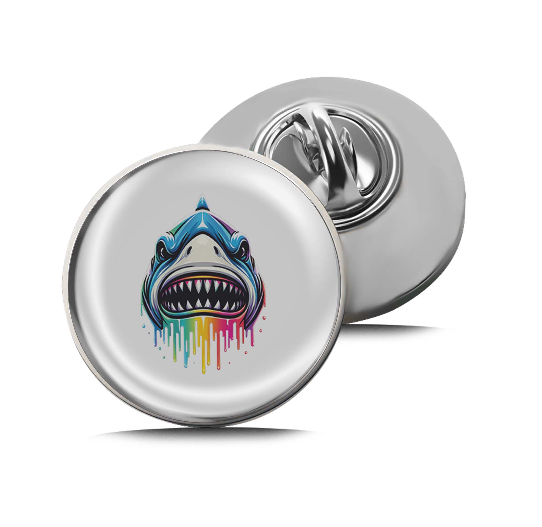Graffiti Shark Limited Edition Lapel Pin Exclusive Metal Brooch Badge Accessories For Backpack, Clothes, Hats | Cute Gifts and Collectibles