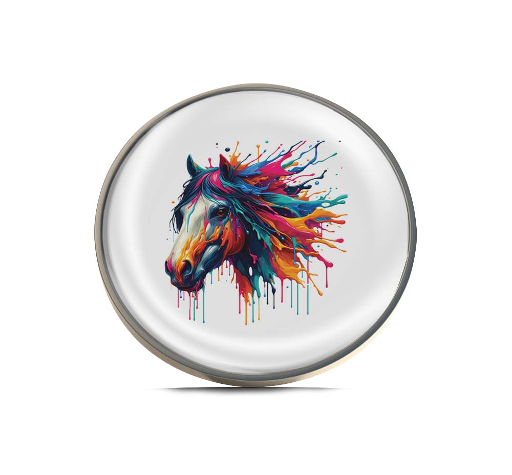 Colorful Horse Limited Edition Lapel Pin Exclusive Metal Brooch Badge Accessories For Backpack, Clothes, Hats | Cute Gifts and Collectibles