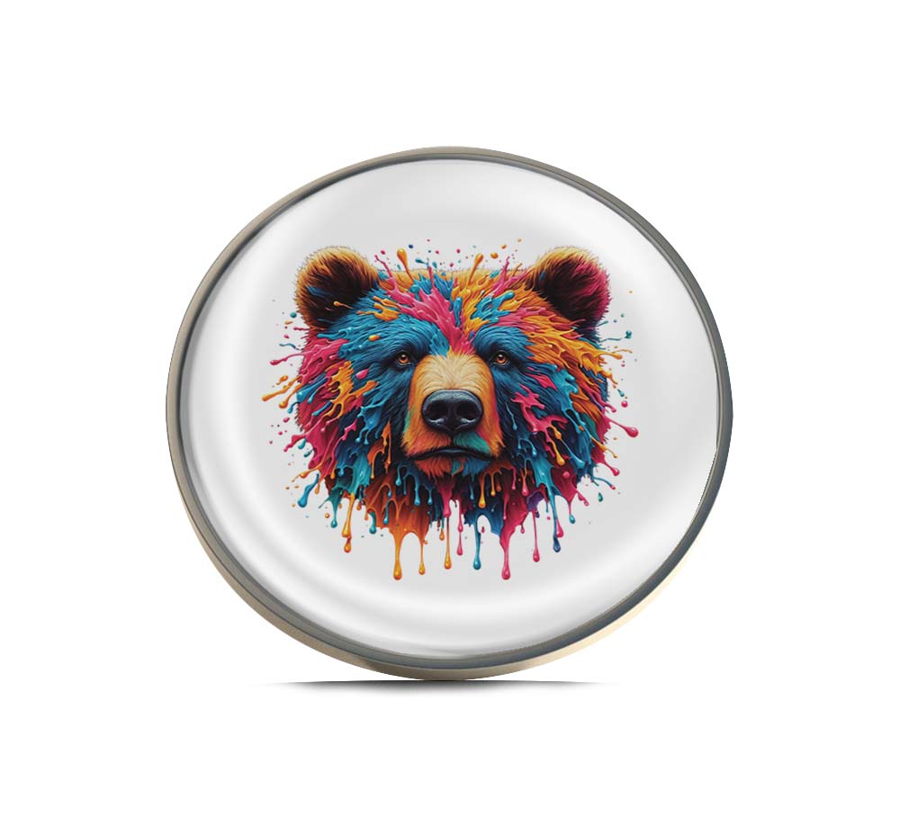 Splashy Bear Limited Edition Lapel Pin Exclusive Metal Brooch Badge Accessories For Backpack, Clothes, Hats | Cute Gifts and Collectibles