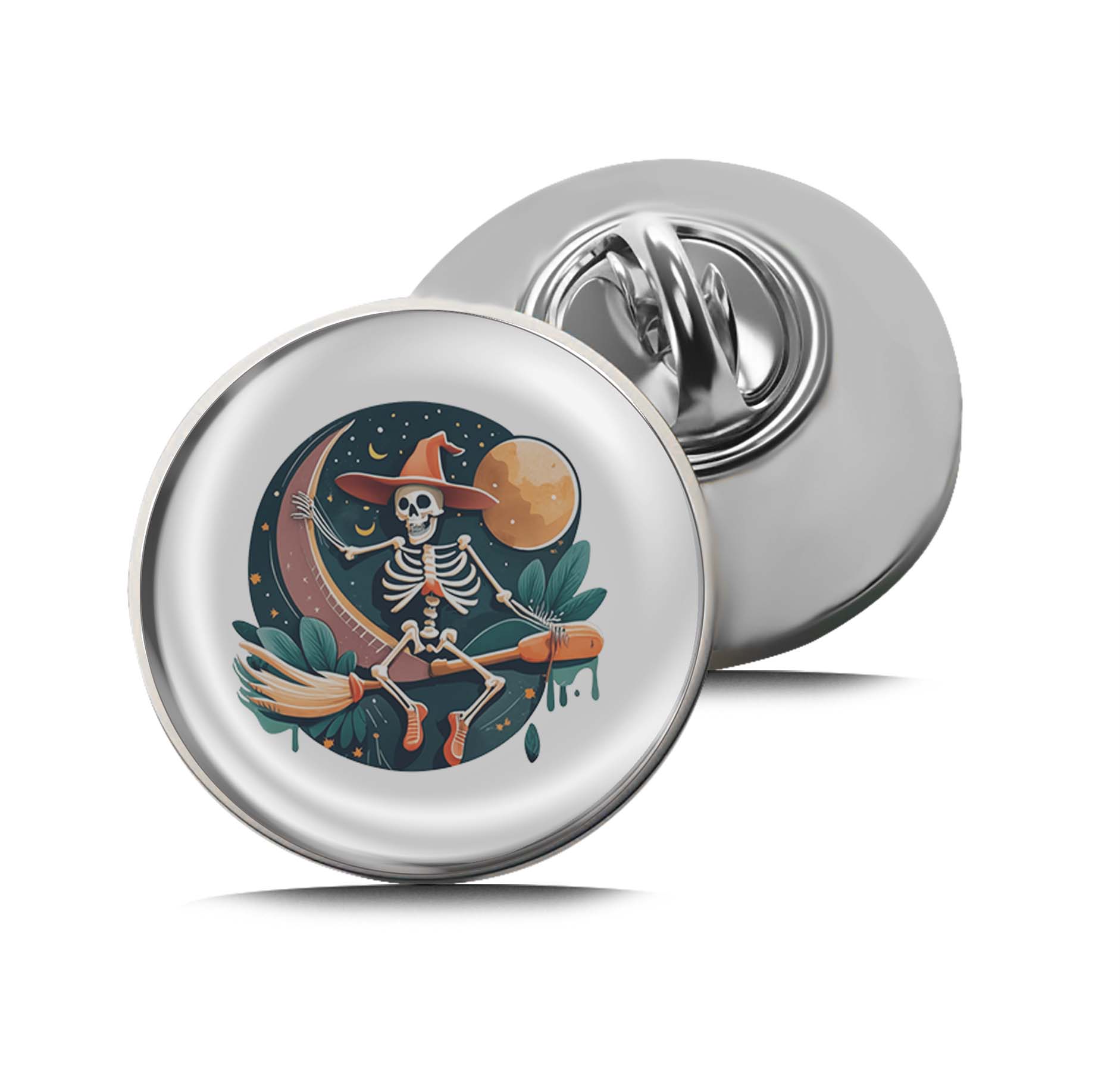 Halloween Skeleton Ride Limited Edition Lapel Pin Exclusive Metal Brooch Badge Accessories For Backpack, Clothes, Hats | Cute Gifts and Collectibles