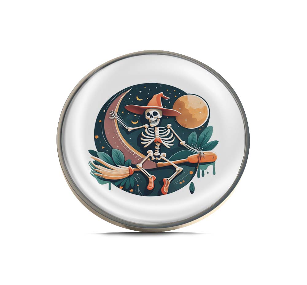 Halloween Skeleton Ride Limited Edition Lapel Pin Exclusive Metal Brooch Badge Accessories For Backpack, Clothes, Hats | Cute Gifts and Collectibles