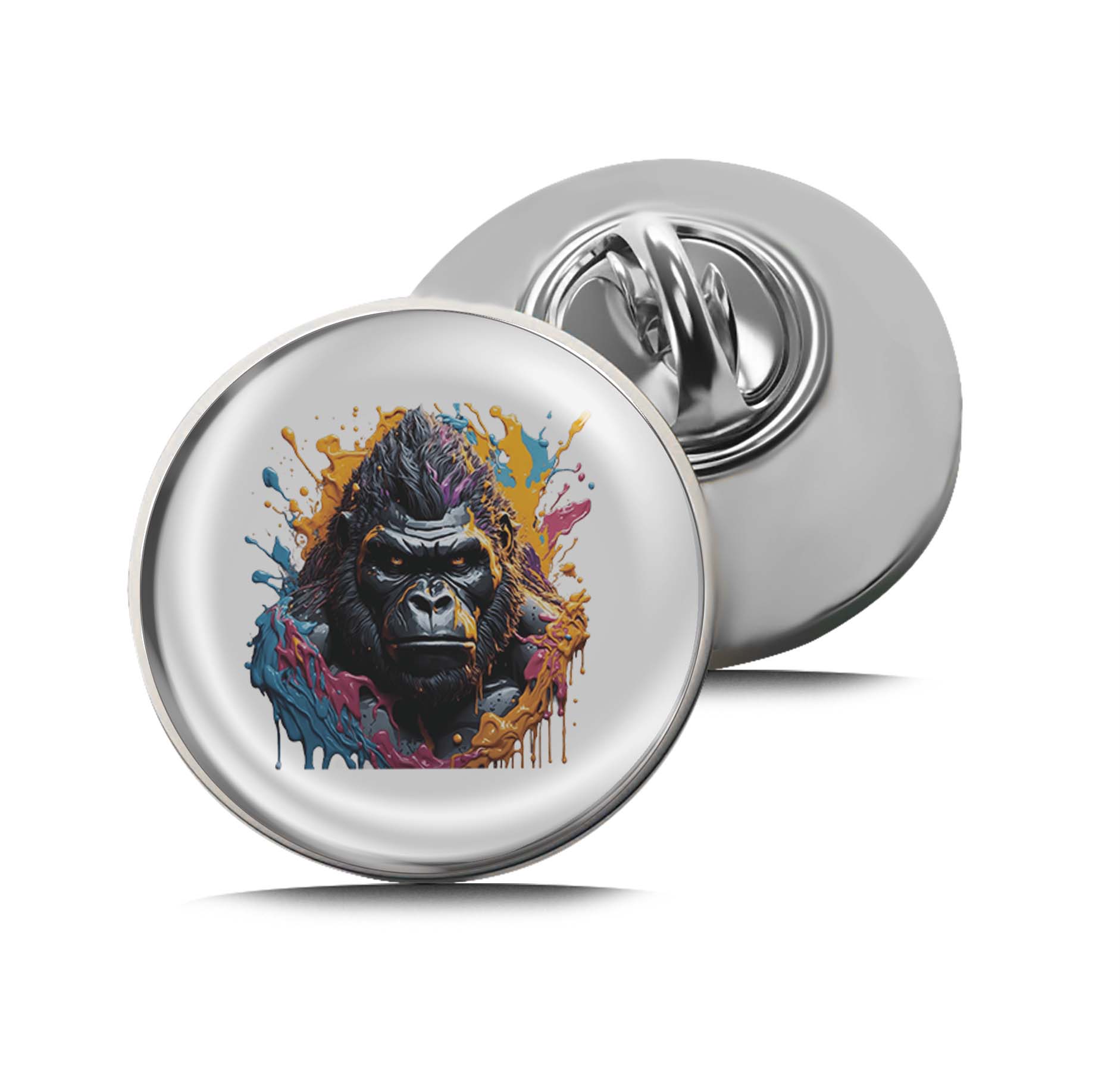 Gorilla Graffiti Style Limited Edition Lapel Pin Exclusive Metal Brooch Badge Accessories For Backpack, Clothes, Hats | Cute Gifts and Collectibles
