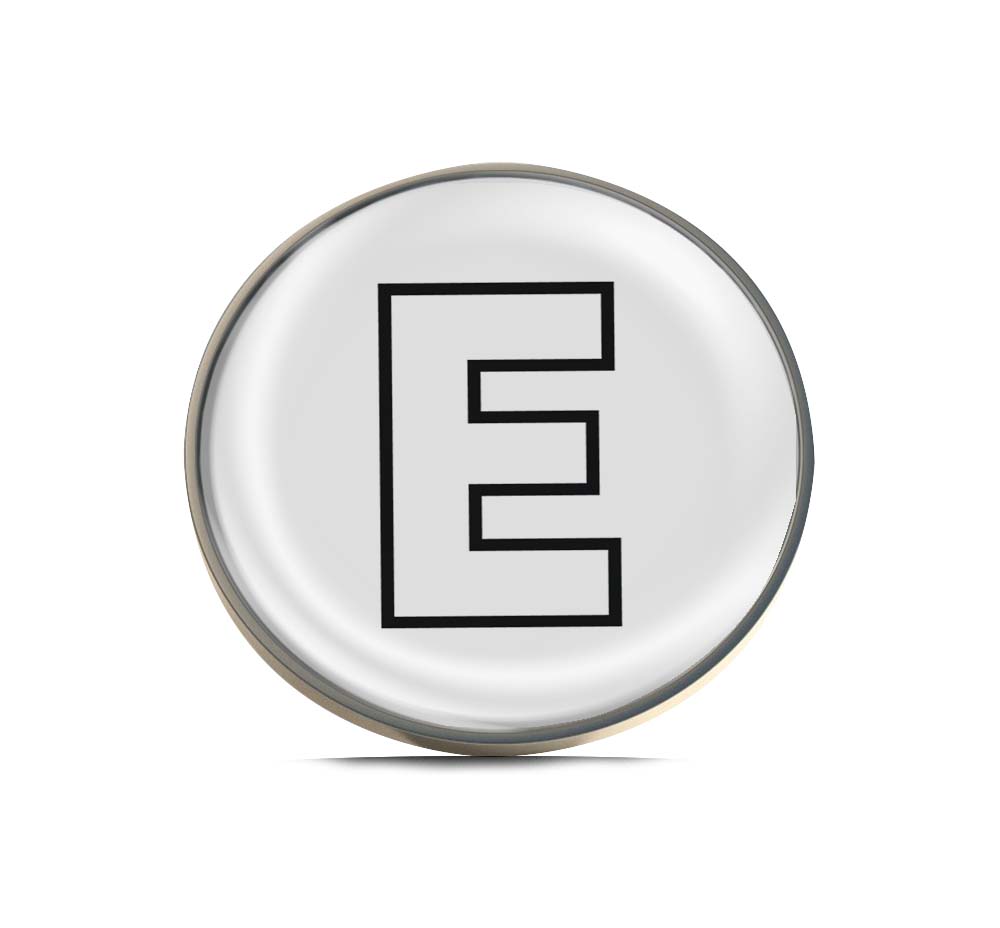 Letter E Limited Edition Lapel Pin Exclusive Metal Brooch Badge Accessories For Backpack, Clothes, Hats | Cute Gifts and Collectibles