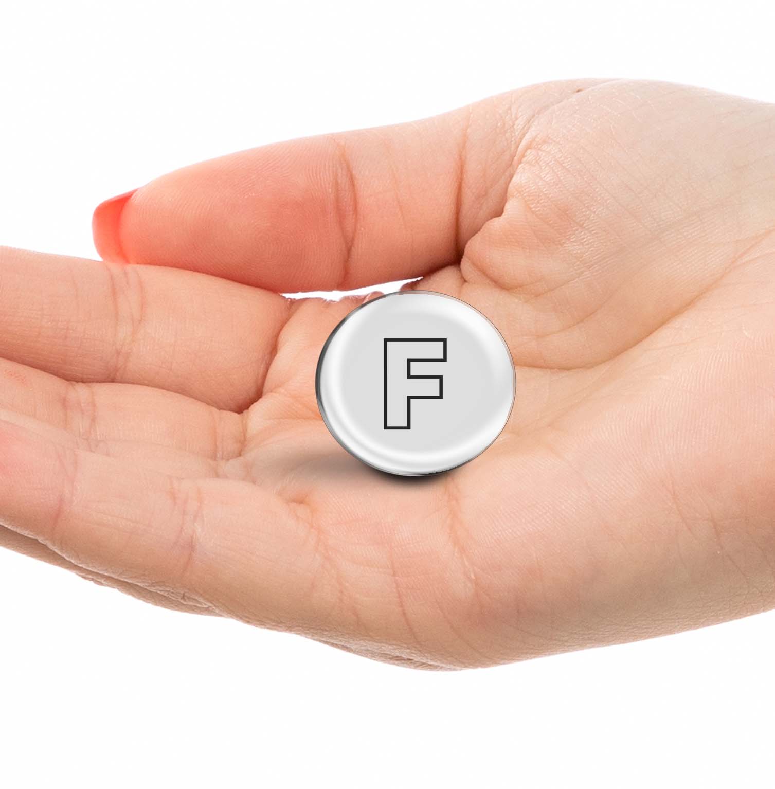 Letter F Limited Edition Lapel Pin Exclusive Metal Brooch Badge Accessories For Backpack, Clothes, Hats | Cute Gifts and Collectibles