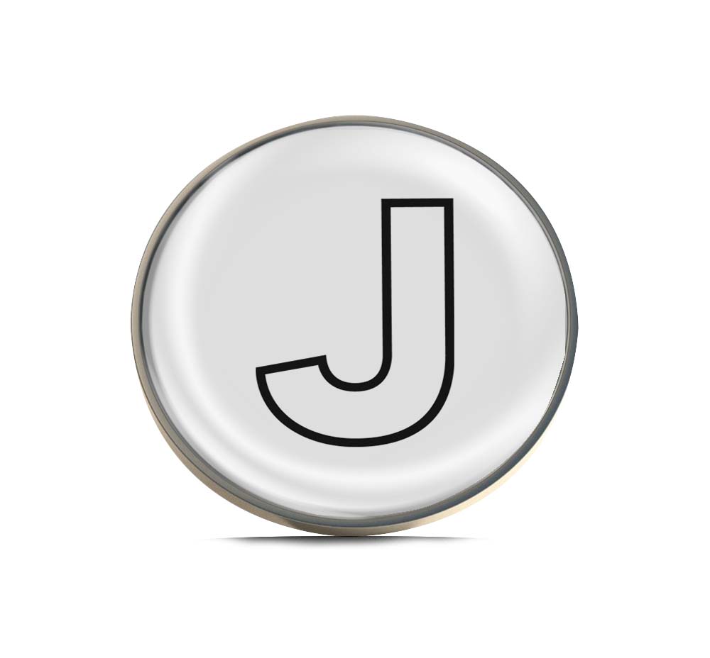 Letter J Limited Edition Lapel Pin Exclusive Metal Brooch Badge Accessories For Backpack, Clothes, Hats | Cute Gifts and Collectibles
