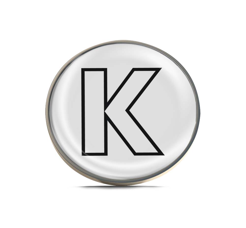 Letter K Limited Edition Lapel Pin Exclusive Metal Brooch Badge Accessories For Backpack, Clothes, Hats | Cute Gifts and Collectibles