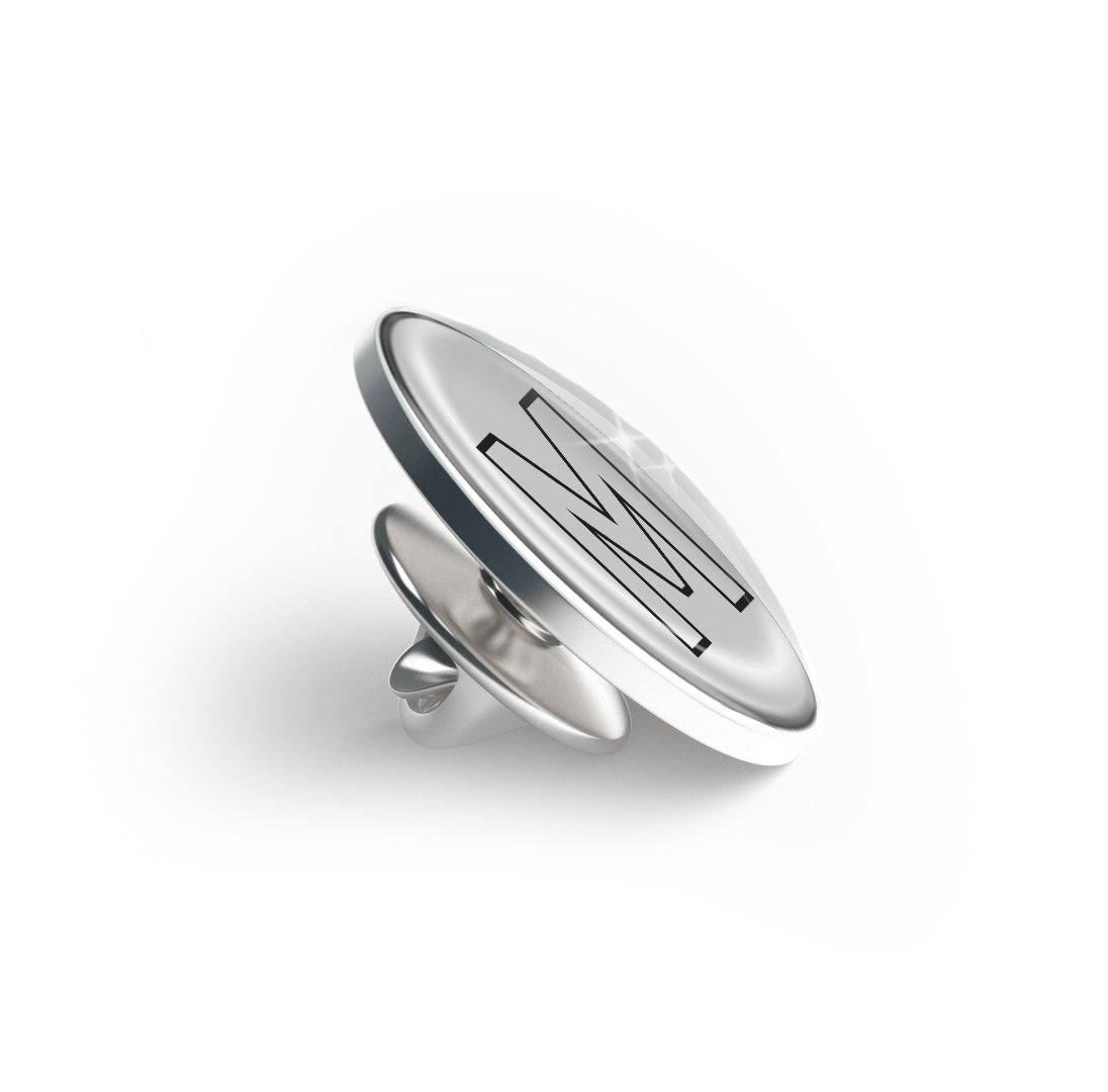 Letter M Limited Edition Lapel Pin Exclusive Metal Brooch Badge Accessories For Backpack, Clothes, Hats | Cute Gifts and Collectibles