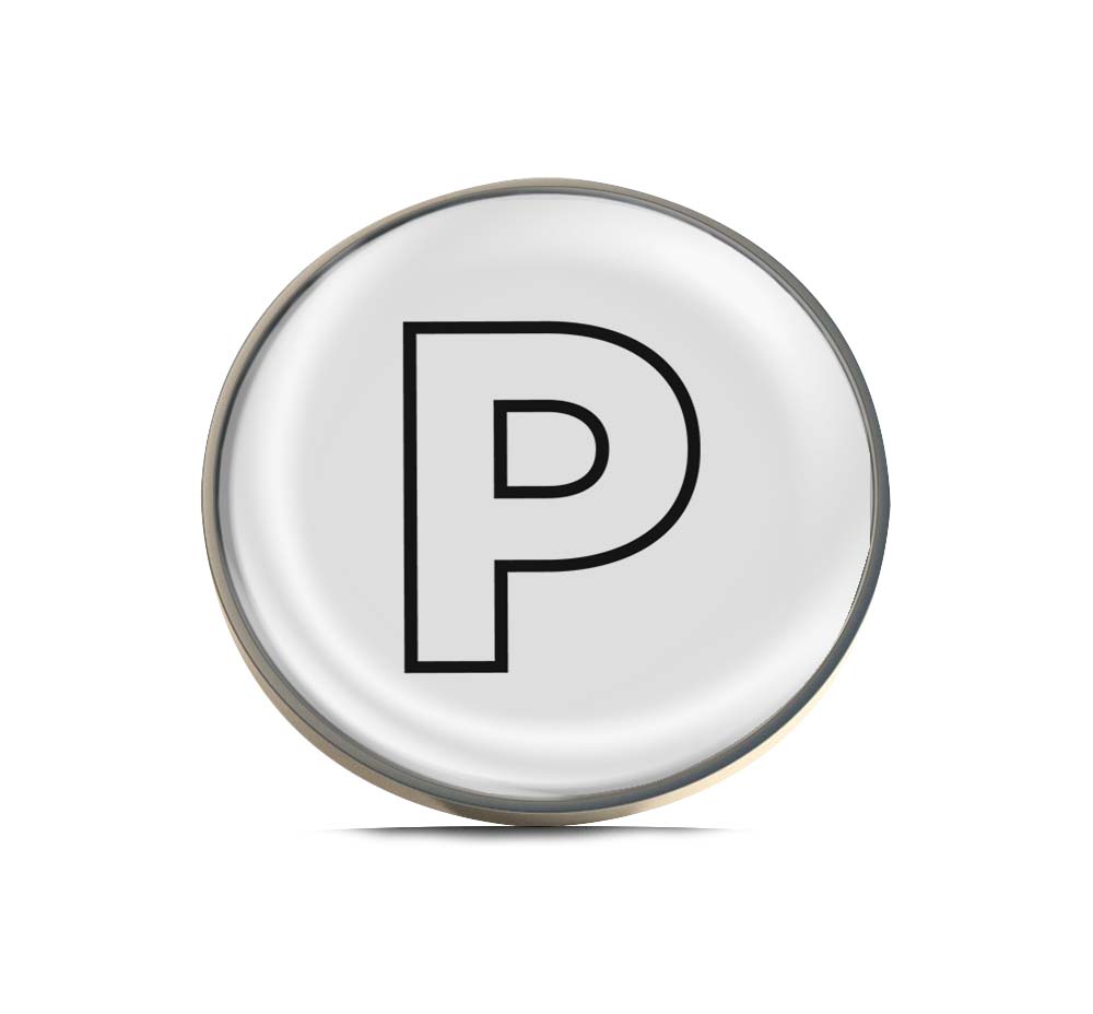 Letter P Limited Edition Lapel Pin Exclusive Metal Brooch Badge Accessories For Backpack, Clothes, Hats | Cute Gifts and Collectibles