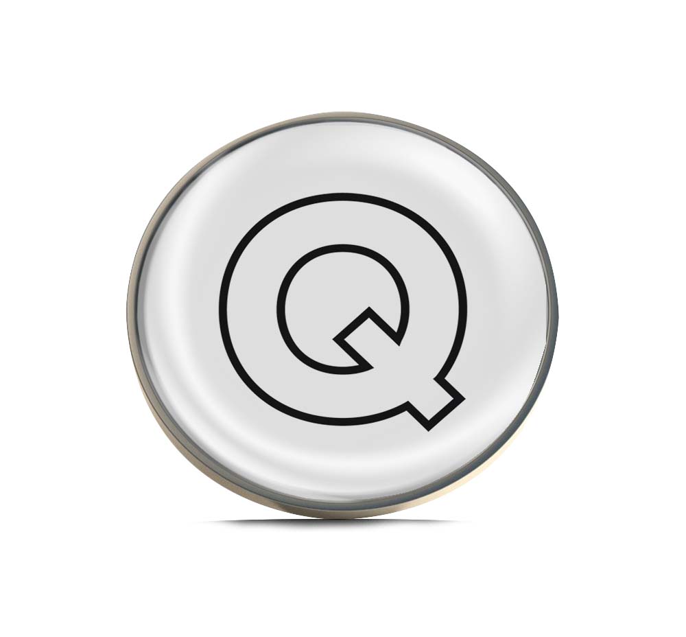 Letter Q Limited Edition Lapel Pin Exclusive Metal Brooch Badge Accessories For Backpack, Clothes, Hats | Cute Gifts and Collectibles