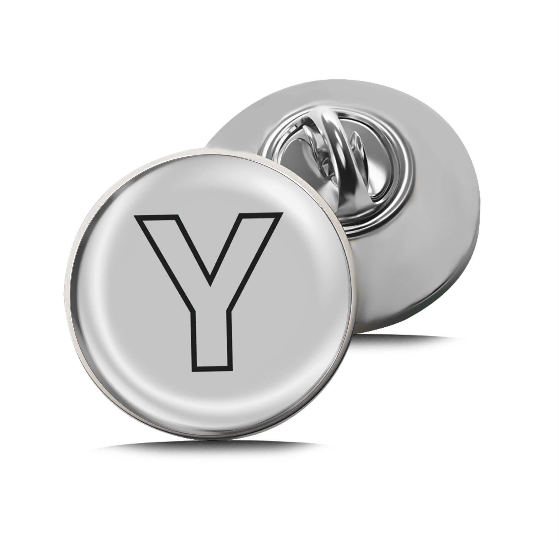 Letter Y Limited Edition Lapel Pin Exclusive Metal Brooch Badge Accessories For Backpack, Clothes, Hats | Cute Gifts and Collectibles