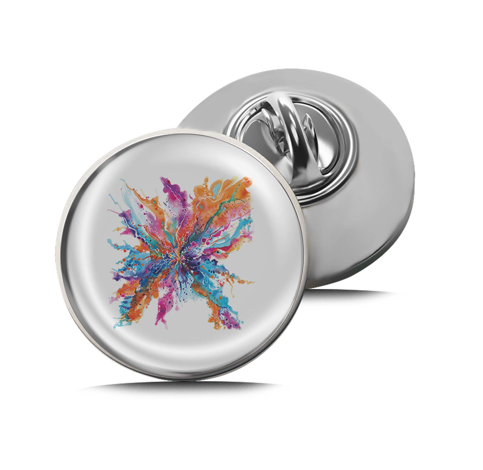 Flower In Vibrant Color Limited Edition Lapel Pin Exclusive Metal Brooch Badge Accessories For Backpack, Clothes, Hats | Cute Gifts and Collectibles