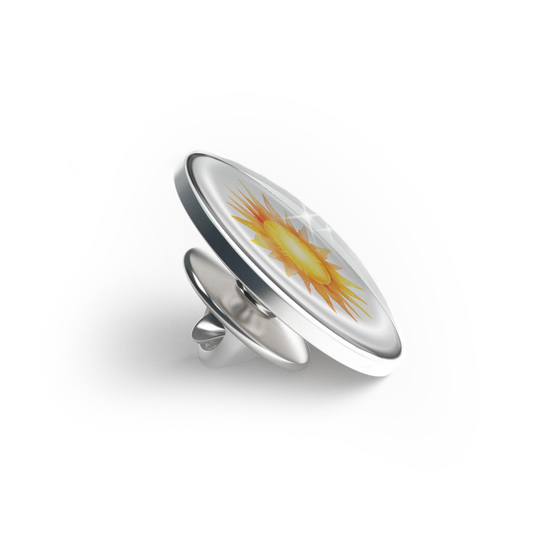 Watercolor sun Limited Edition Lapel Pin Exclusive Metal Brooch Badge Accessories For Backpack, Clothes, Hats | Cute Gifts and Collectibles
