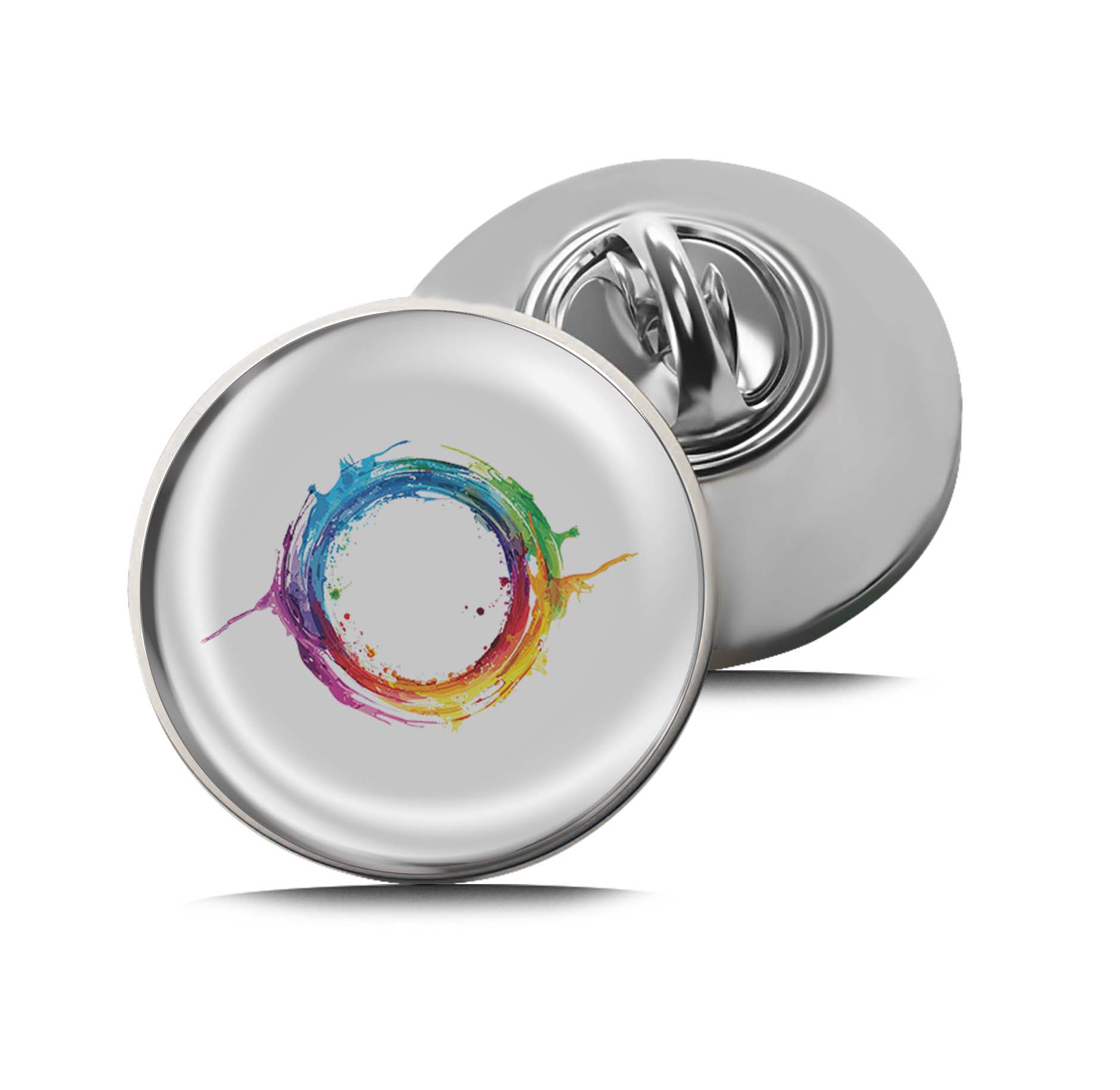 Watercolor Wheel Limited Edition Lapel Pin Exclusive Metal Brooch Badge Accessories For Backpack, Clothes, Hats | Cute Gifts and Collectibles