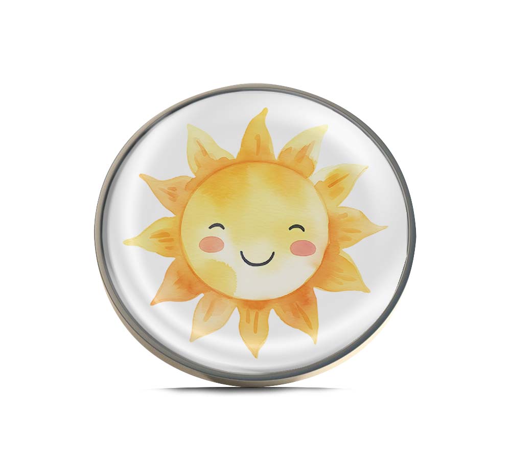 Cute Sun Limited Edition Lapel Pin Exclusive Metal Brooch Badge Accessories For Backpack, Clothes, Hats | Cute Gifts and Collectibles