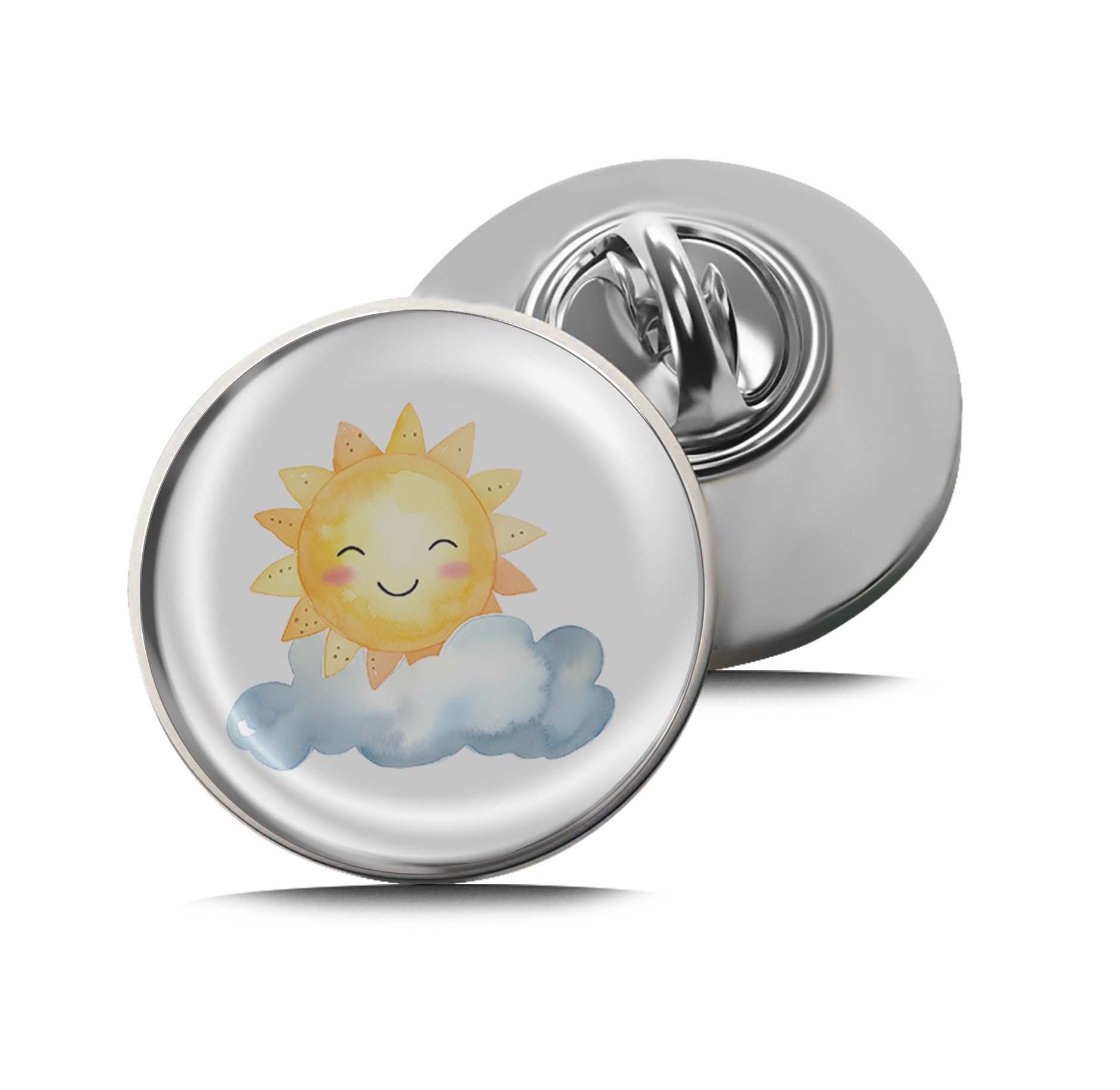 Happy Sun Limited Edition Lapel Pin Exclusive Metal Brooch Badge Accessories For Backpack, Clothes, Hats | Cute Gifts and Collectibles