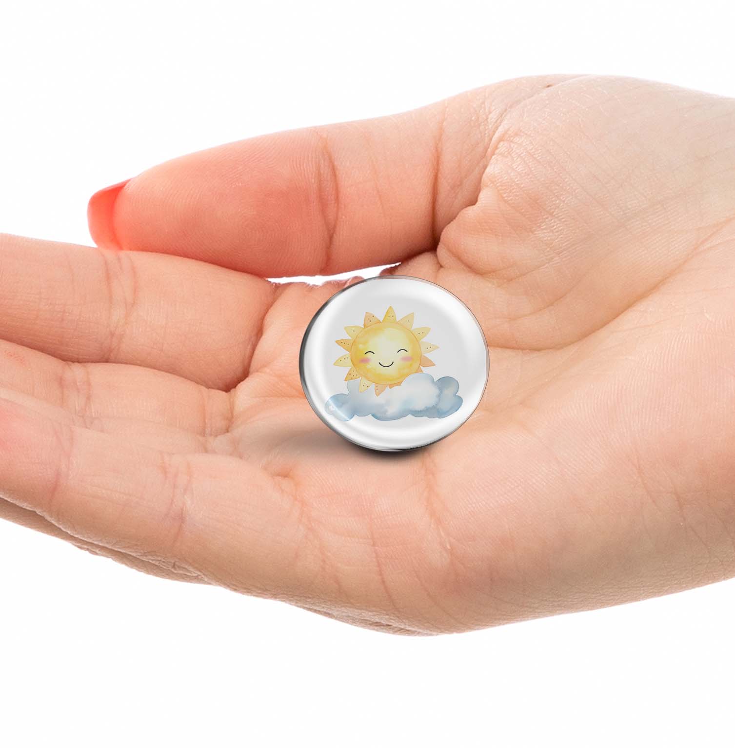 Happy Sun Limited Edition Lapel Pin Exclusive Metal Brooch Badge Accessories For Backpack, Clothes, Hats | Cute Gifts and Collectibles