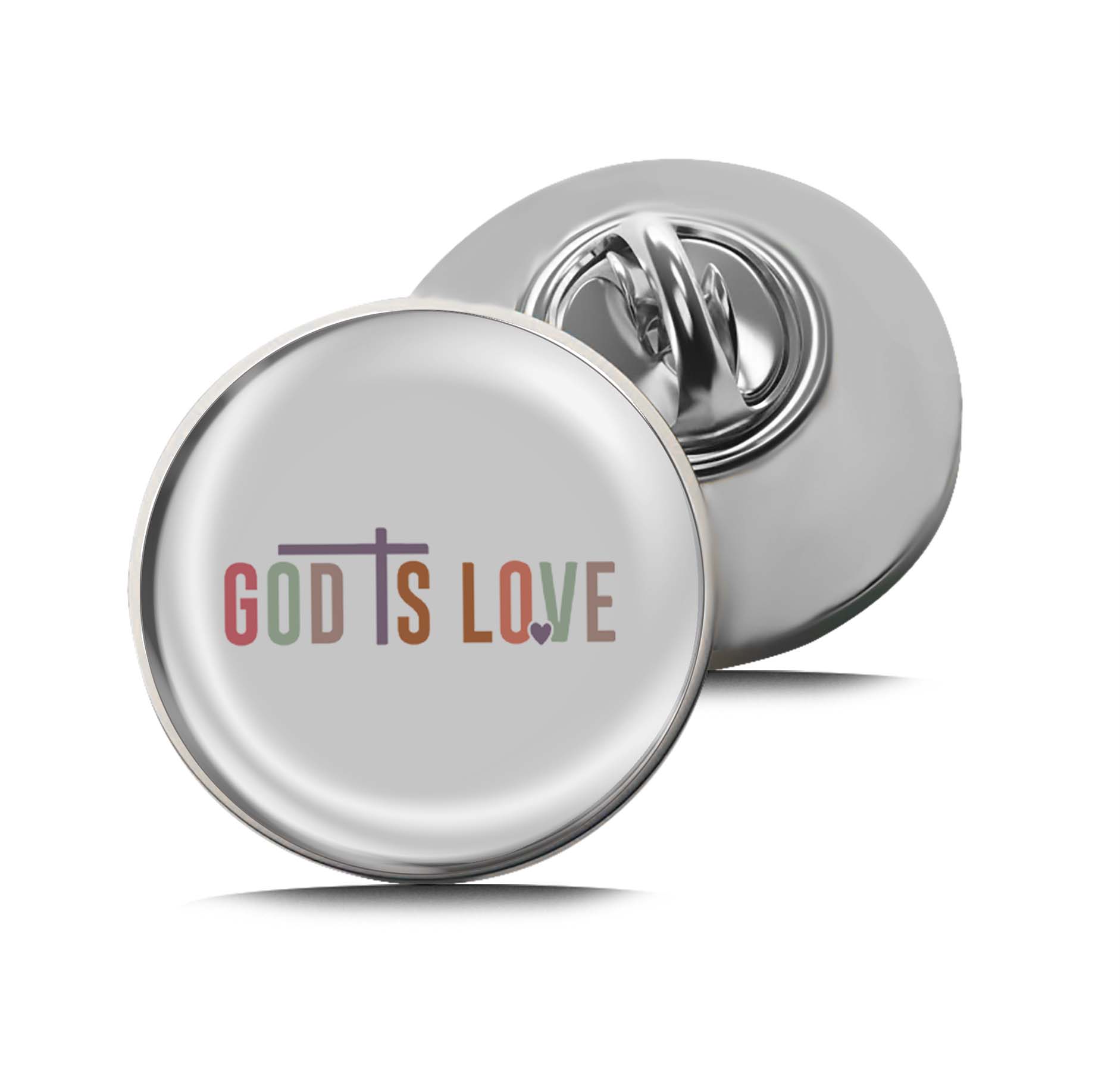 God is Love Limited Edition Lapel Pin Exclusive Metal Brooch Badge Accessories For Backpack, Clothes, Hats | Cute Gifts and Collectibles