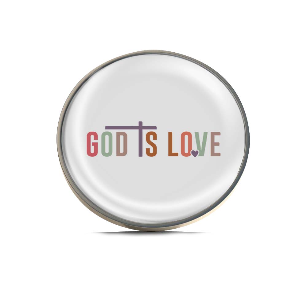 God is Love Limited Edition Lapel Pin Exclusive Metal Brooch Badge Accessories For Backpack, Clothes, Hats | Cute Gifts and Collectibles