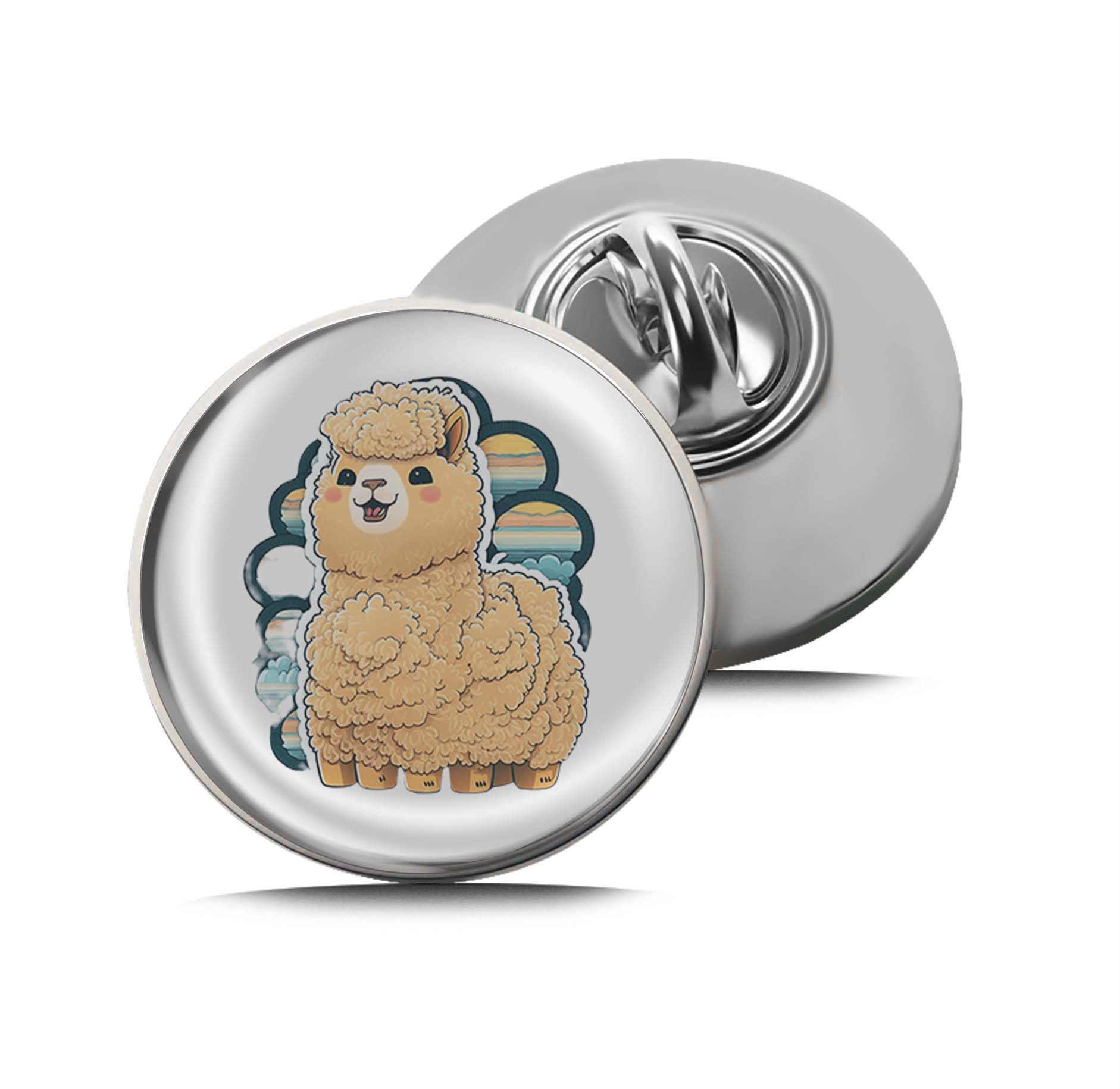 Cute Alpaca Limited Edition Lapel Pin Exclusive Metal Brooch Badge Accessories For Backpack, Clothes, Hats | Cute Gifts and Collectibles
