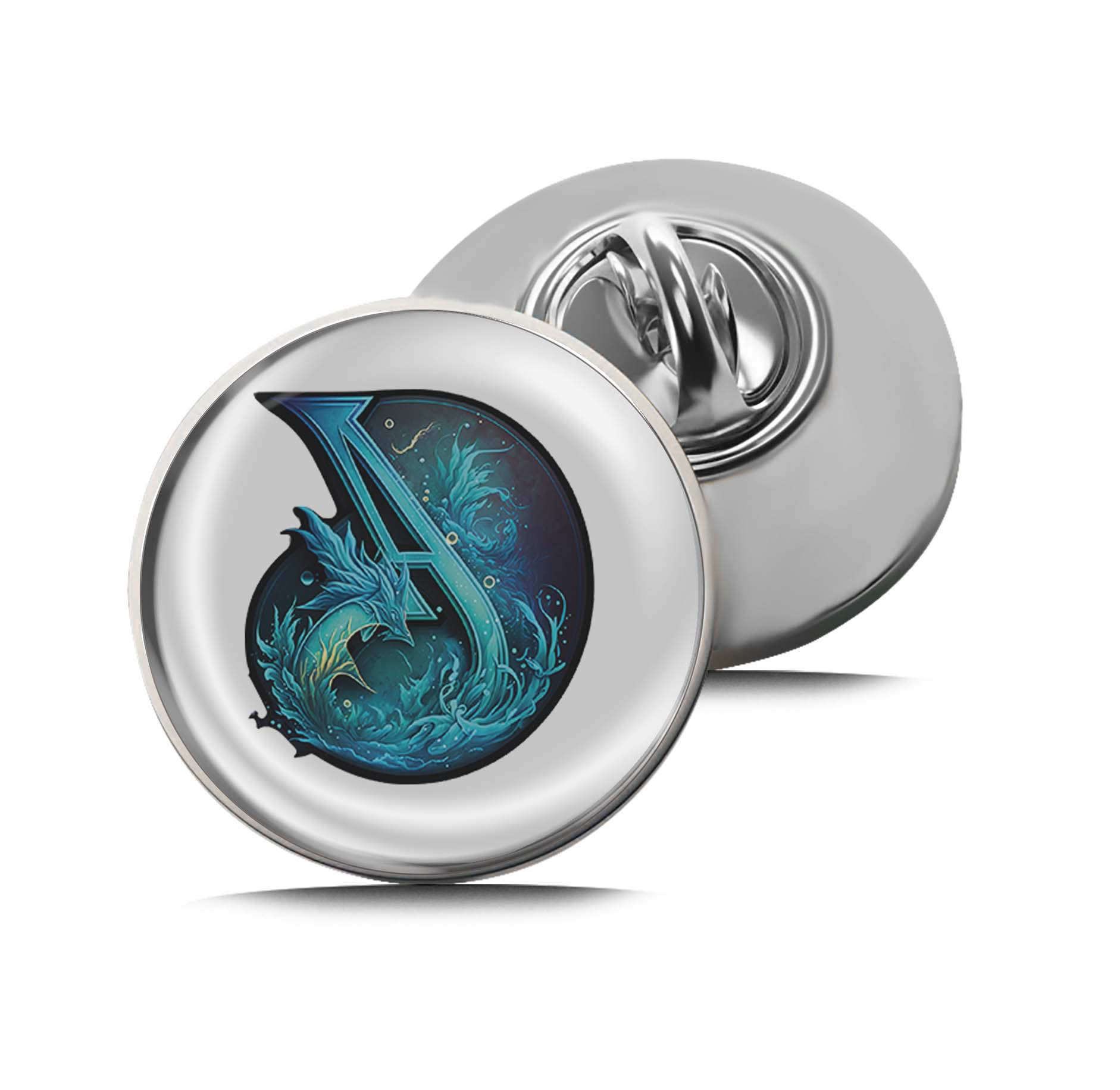 Stylized letter A Limited Edition Lapel Pin Exclusive Metal Brooch Badge Accessories For Backpack, Clothes, Hats | Cute Gifts and Collectibles