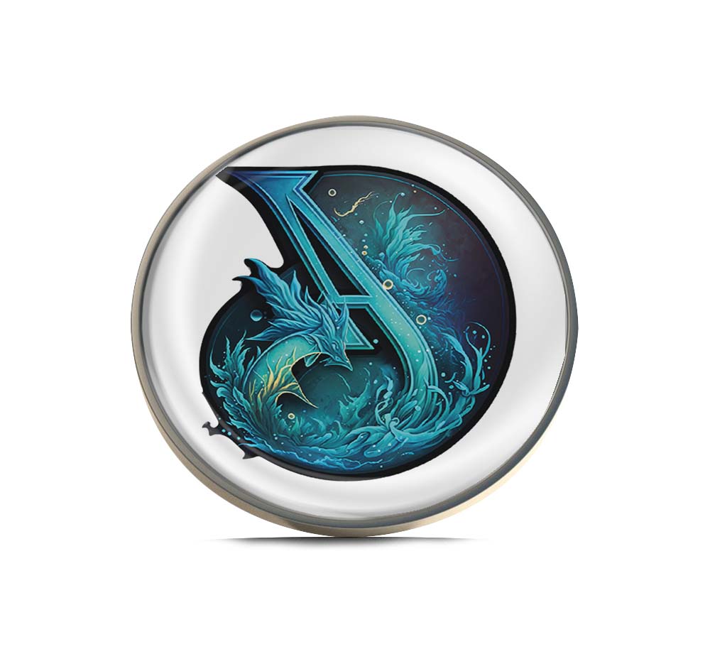 Stylized letter A Limited Edition Lapel Pin Exclusive Metal Brooch Badge Accessories For Backpack, Clothes, Hats | Cute Gifts and Collectibles