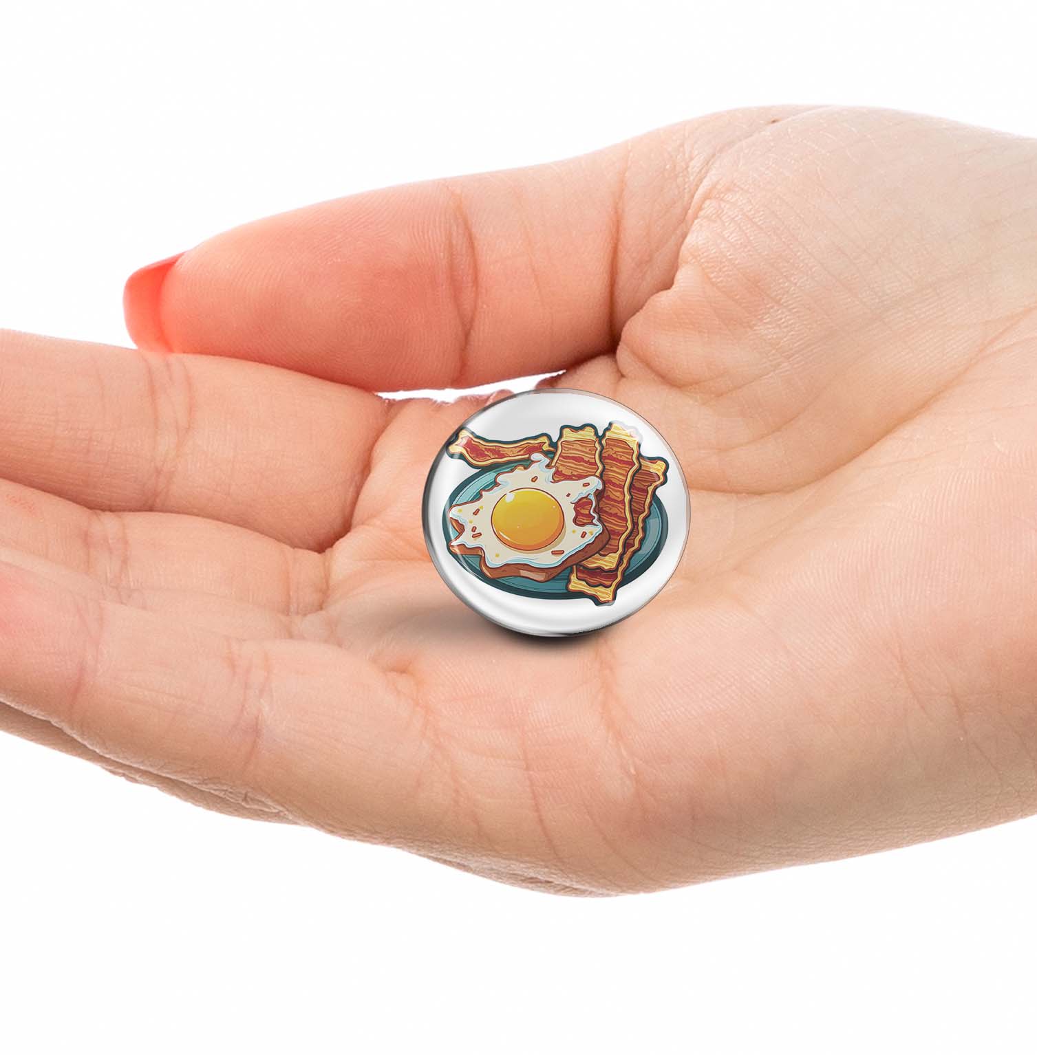 Fried egg Limited Edition Lapel Pin Exclusive Metal Brooch Badge Accessories For Backpack, Clothes, Hats | Cute Gifts and Collectibles