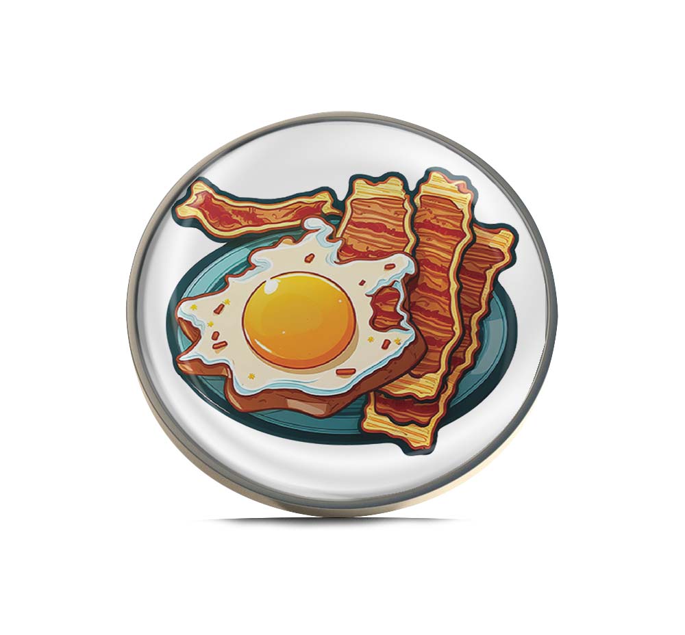 Fried egg Limited Edition Lapel Pin Exclusive Metal Brooch Badge Accessories For Backpack, Clothes, Hats | Cute Gifts and Collectibles
