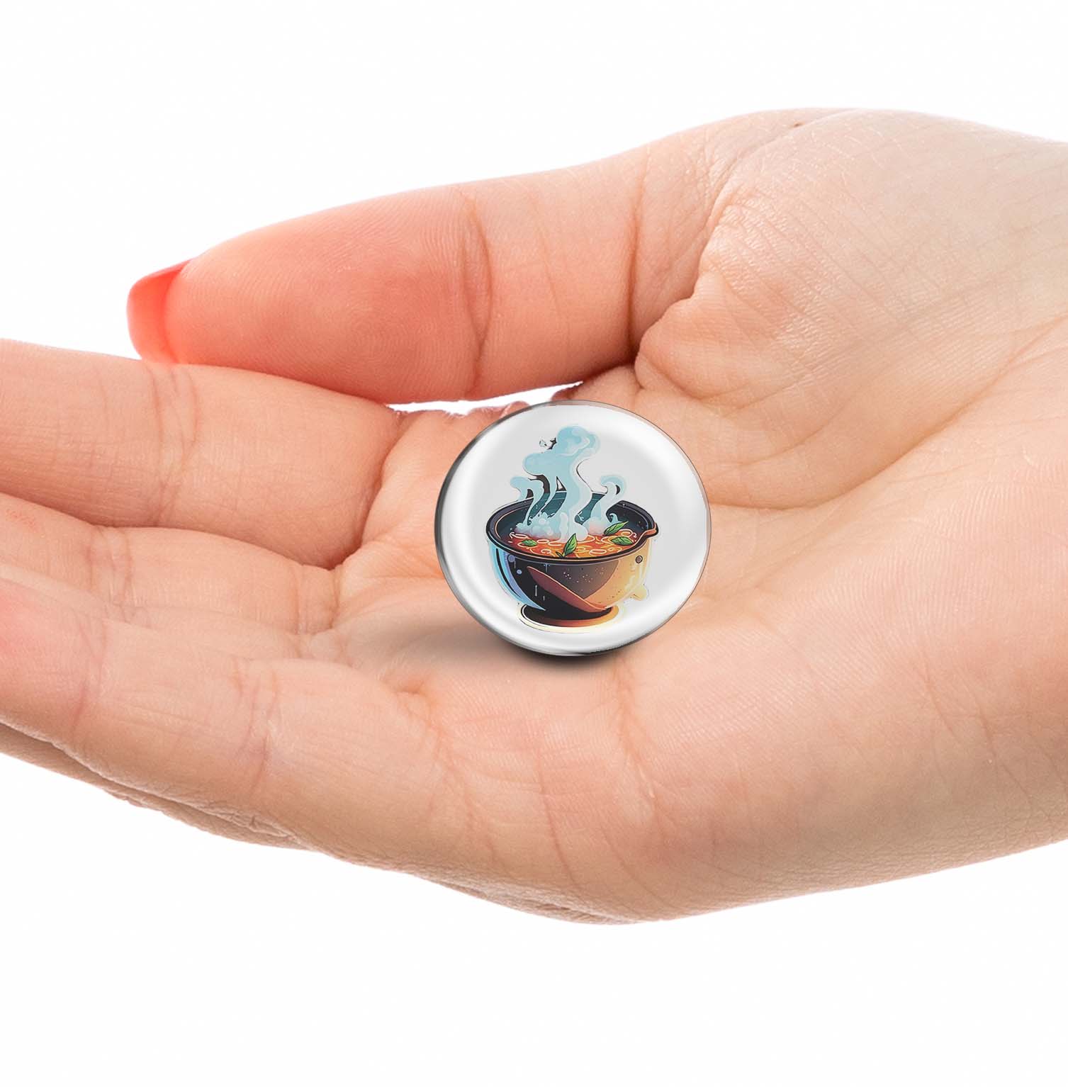 Hot Soup Bowl Limited Edition Lapel Pin Exclusive Metal Brooch Badge Accessories For Backpack, Clothes, Hats | Cute Gifts and Collectibles