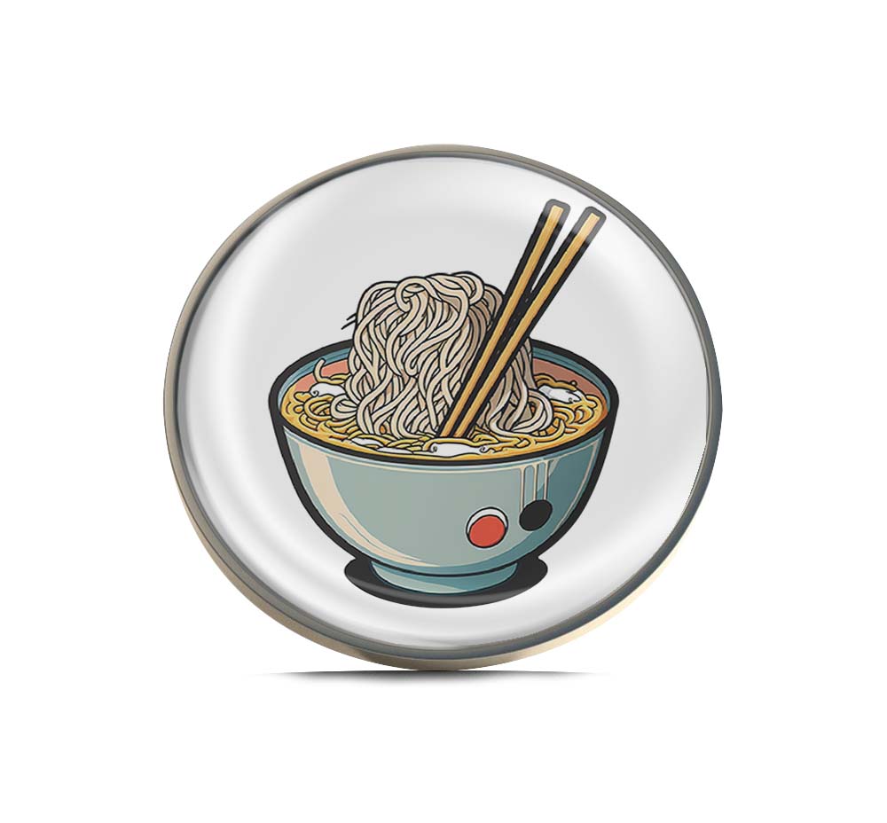 Bowl of noodles Limited Edition Lapel Pin Exclusive Metal Brooch Badge Accessories For Backpack, Clothes, Hats | Cute Gifts and Collectibles