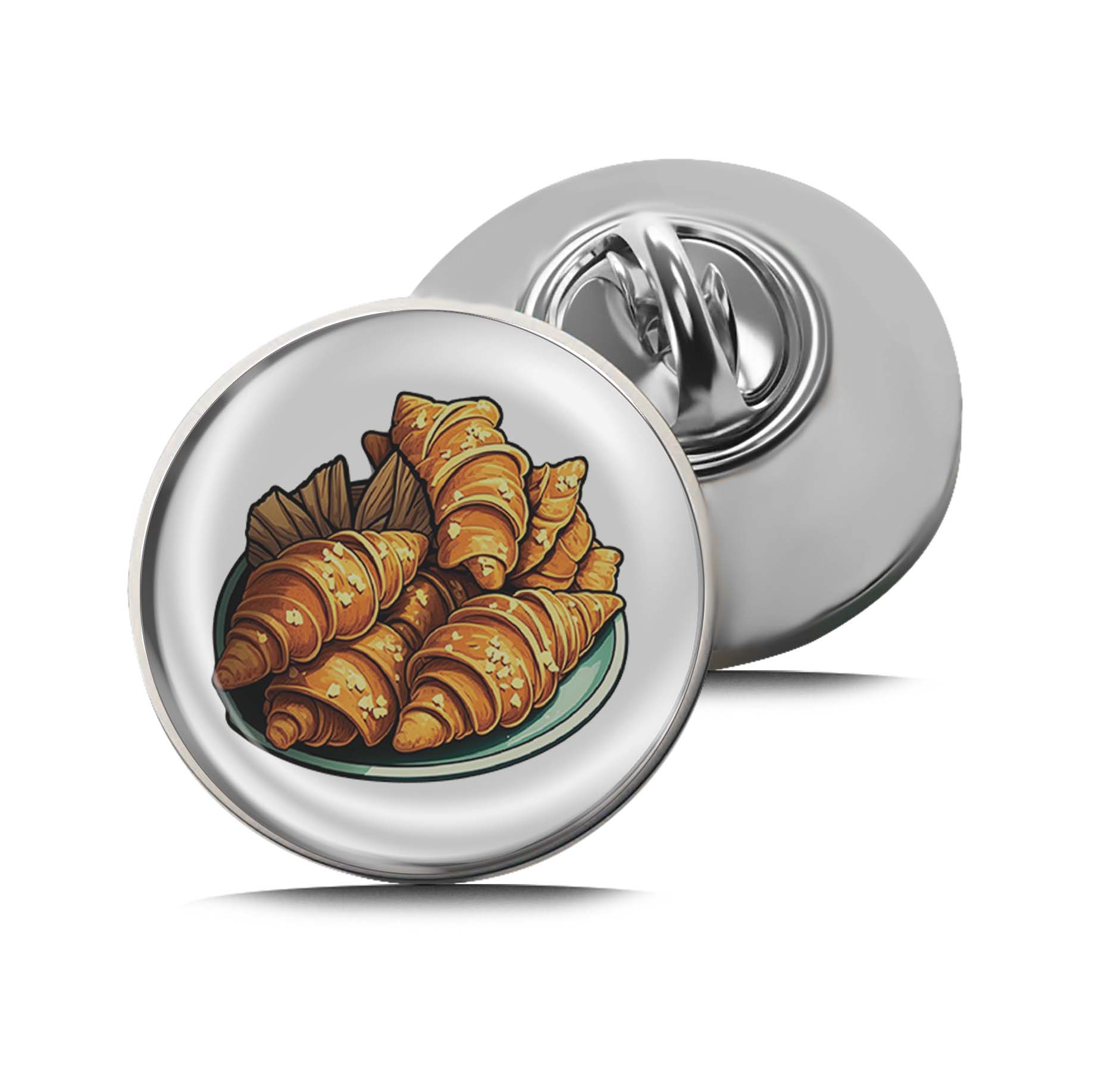 Croissant Limited Edition Lapel Pin Exclusive Metal Brooch Badge Accessories For Backpack, Clothes, Hats | Cute Gifts and Collectibles
