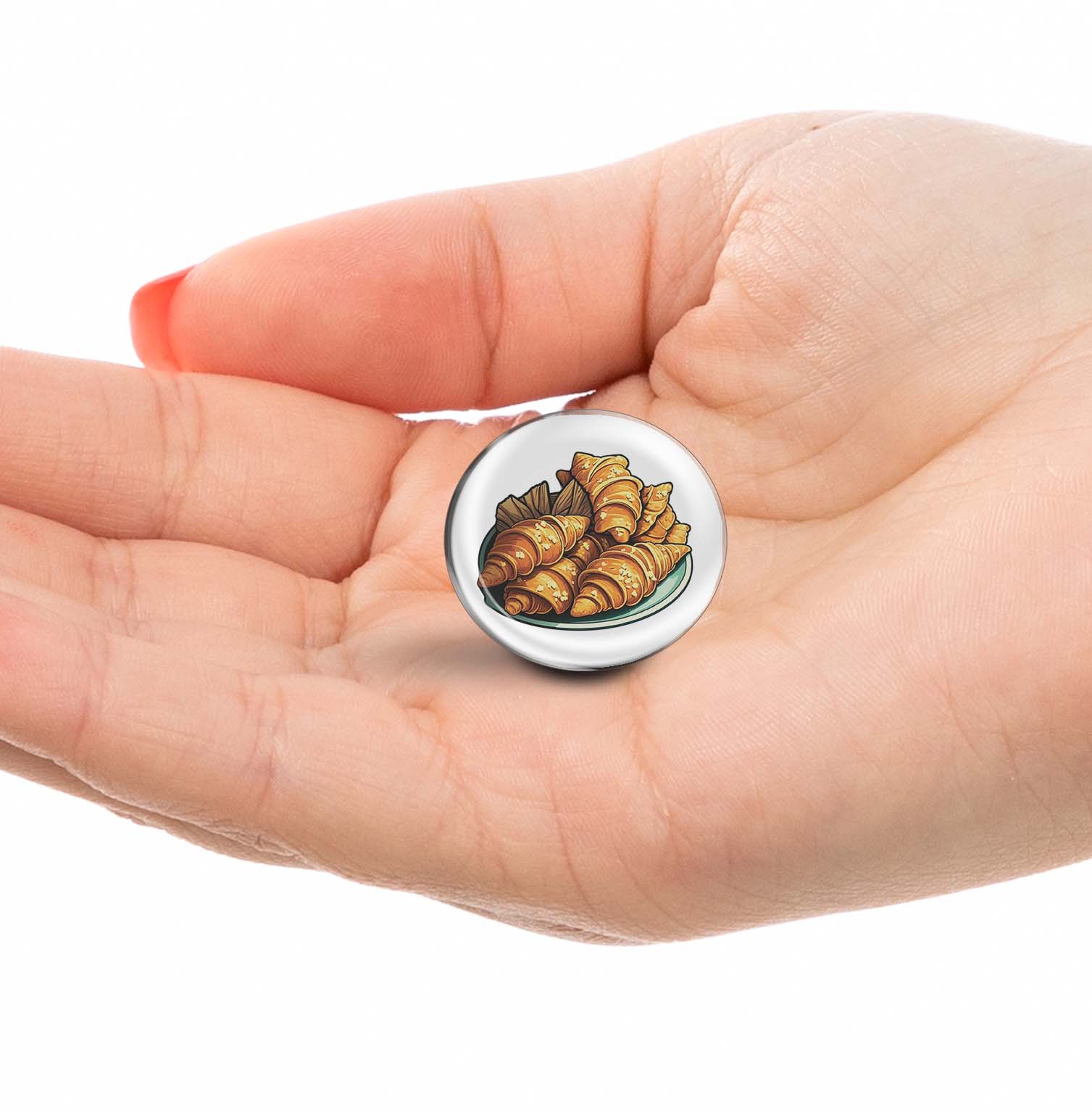 Croissant Limited Edition Lapel Pin Exclusive Metal Brooch Badge Accessories For Backpack, Clothes, Hats | Cute Gifts and Collectibles