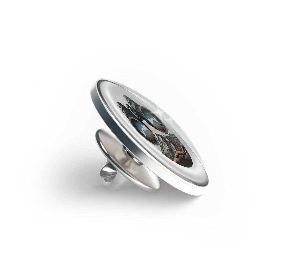 Adventure Binoculars Limited Edition Lapel Pin Exclusive Metal Brooch Badge Accessories For Backpack, Clothes, Hats | Cute Gifts and Collectibles