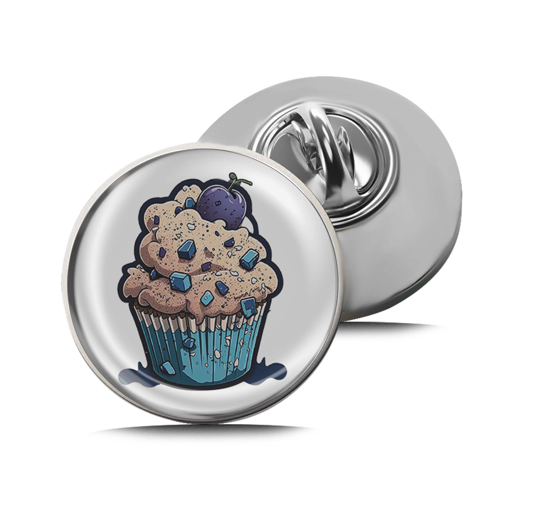 Blueberry muffin Limited Edition Lapel Pin Exclusive Metal Brooch Badge Accessories For Backpack, Clothes, Hats | Cute Gifts and Collectibles