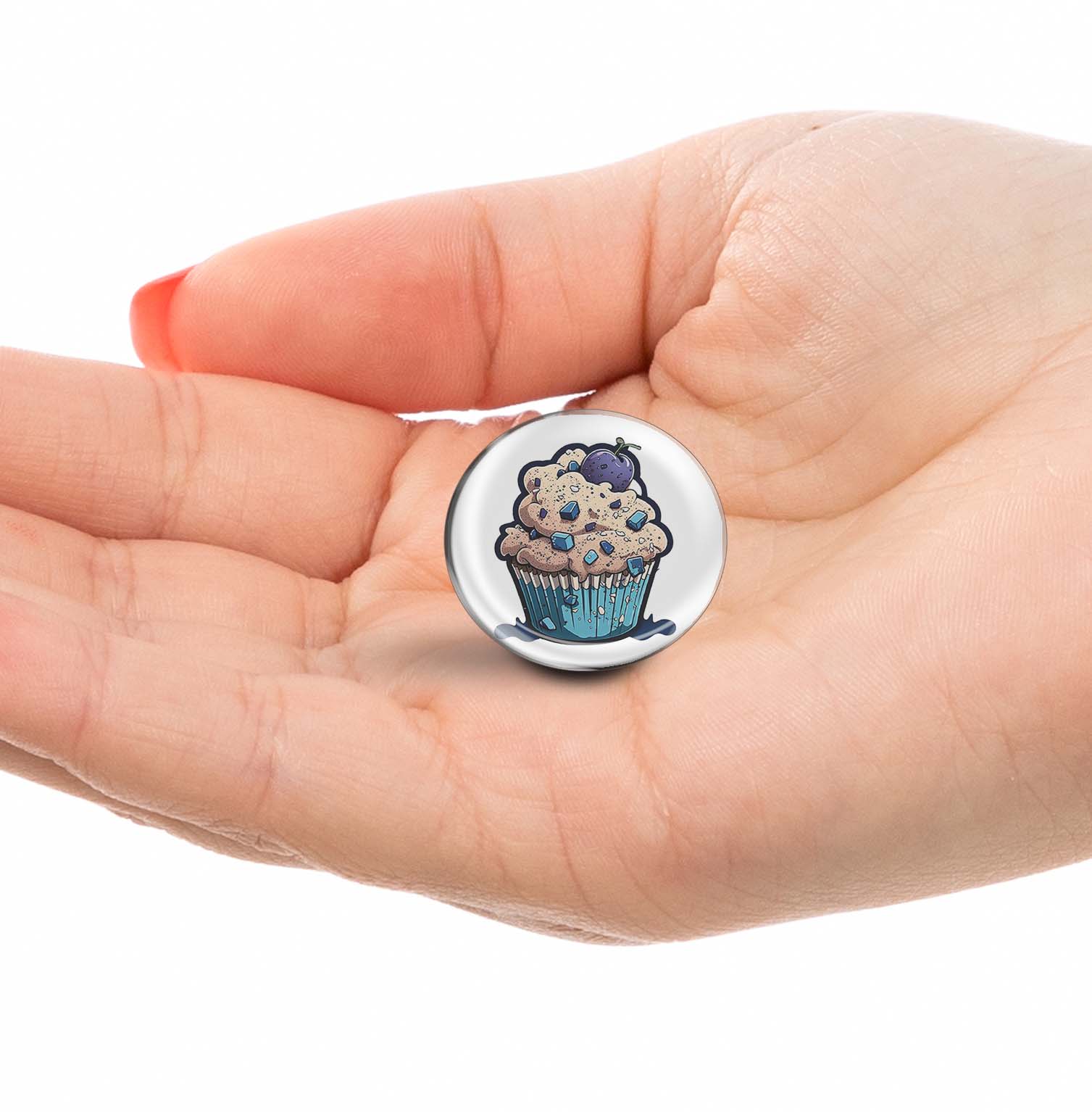 Blueberry muffin Limited Edition Lapel Pin Exclusive Metal Brooch Badge Accessories For Backpack, Clothes, Hats | Cute Gifts and Collectibles