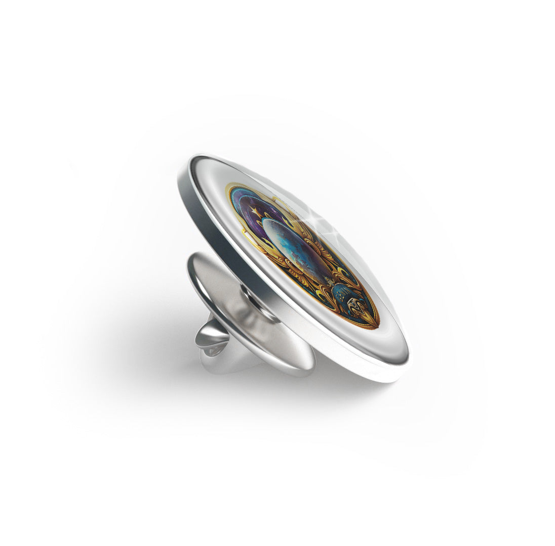 Blue and Gold Earth Limited Edition Lapel Pin Exclusive Metal Brooch Badge Accessories For Backpack, Clothes, Hats | Cute Gifts and Collectibles